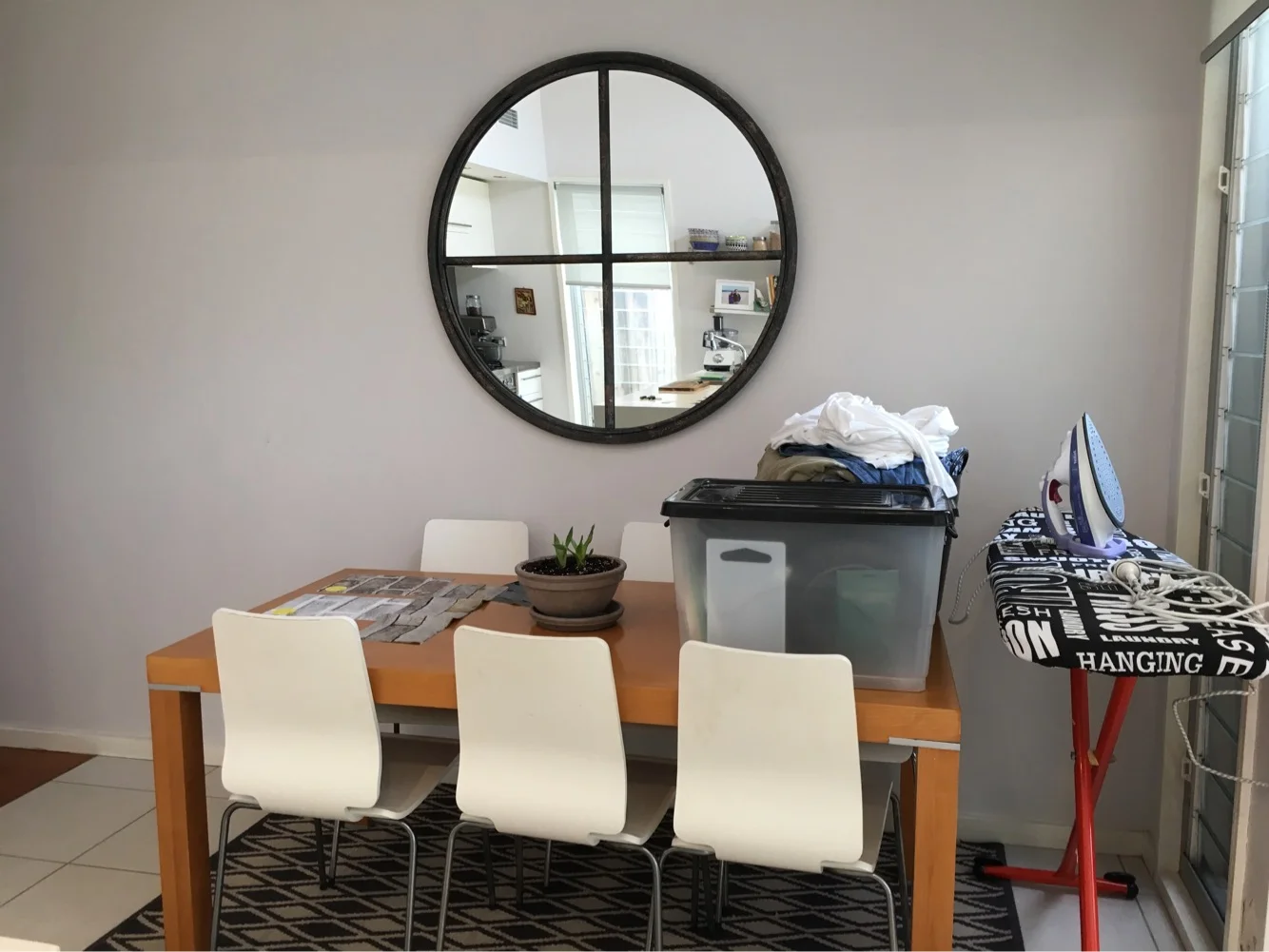 Dining area - before painting