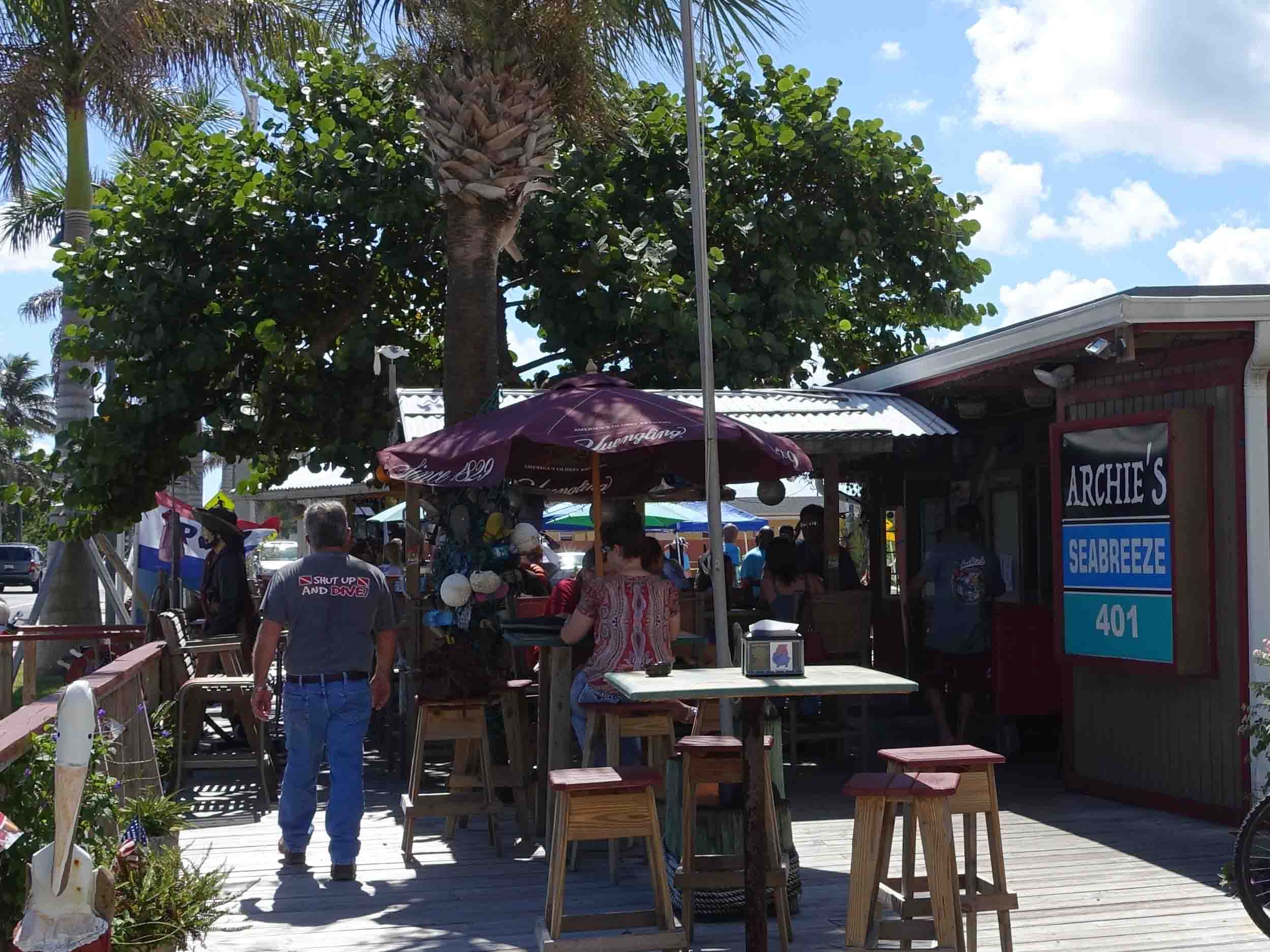 Archie's Seabreeze Patio Area