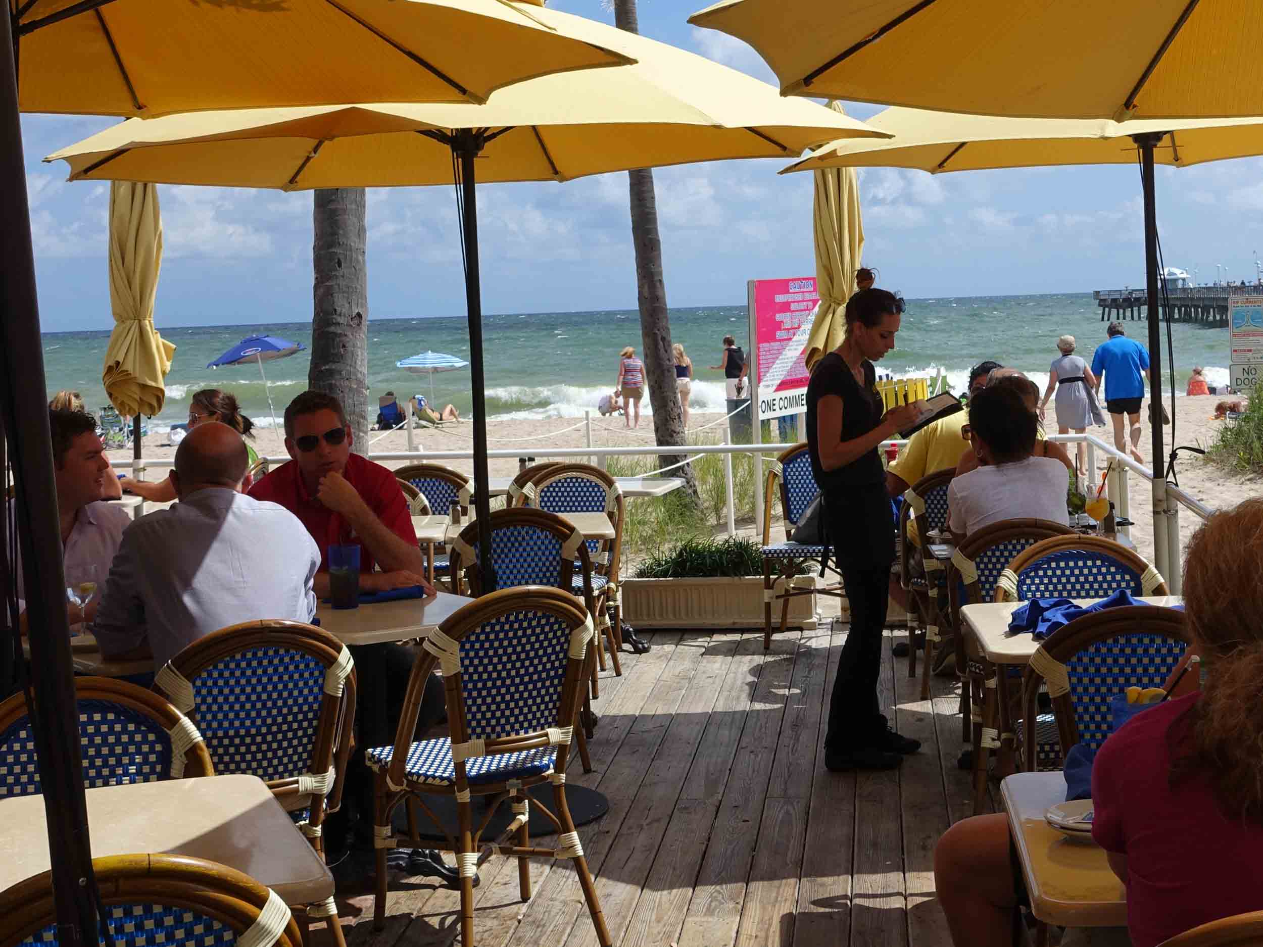 Aruba Beach Cafe Outdoor Dining Area