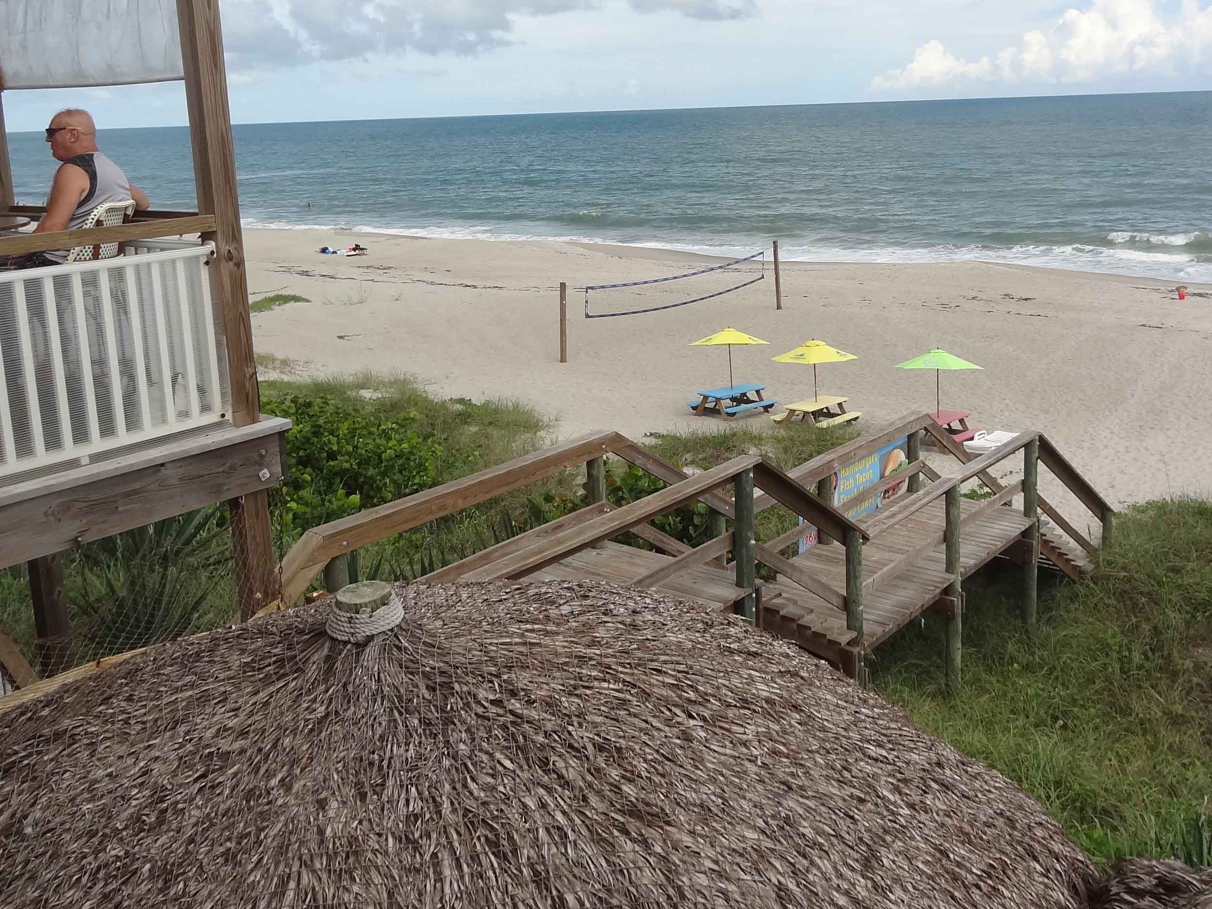 View from Sand on the Beach