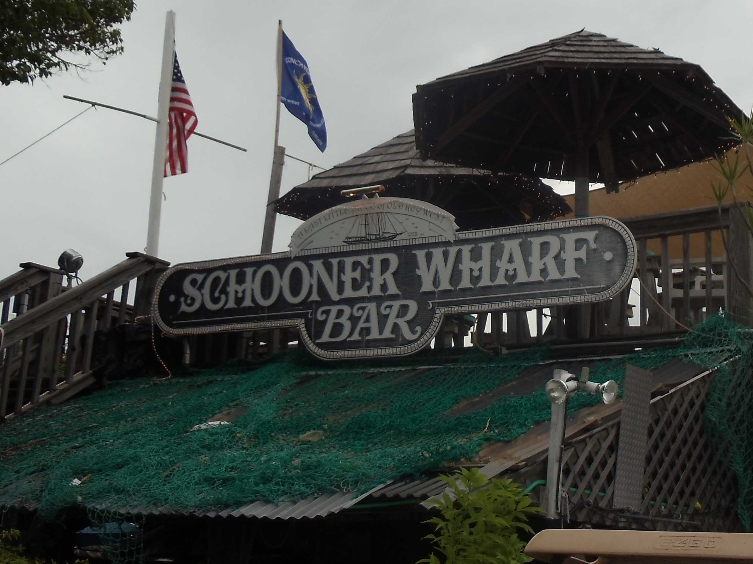 Schooner Wharf Bar Sign