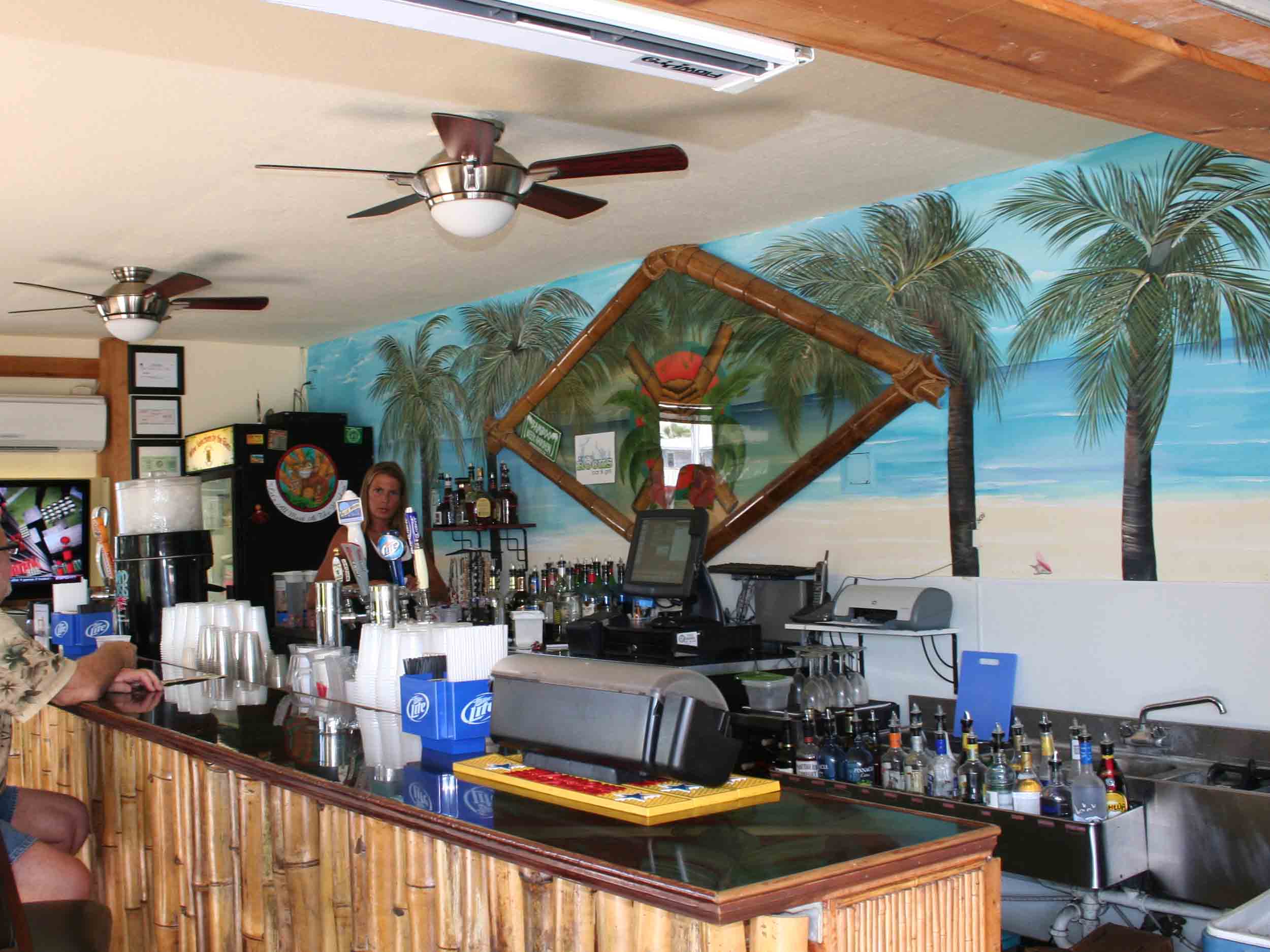 Bamboo Beach Bar Interior