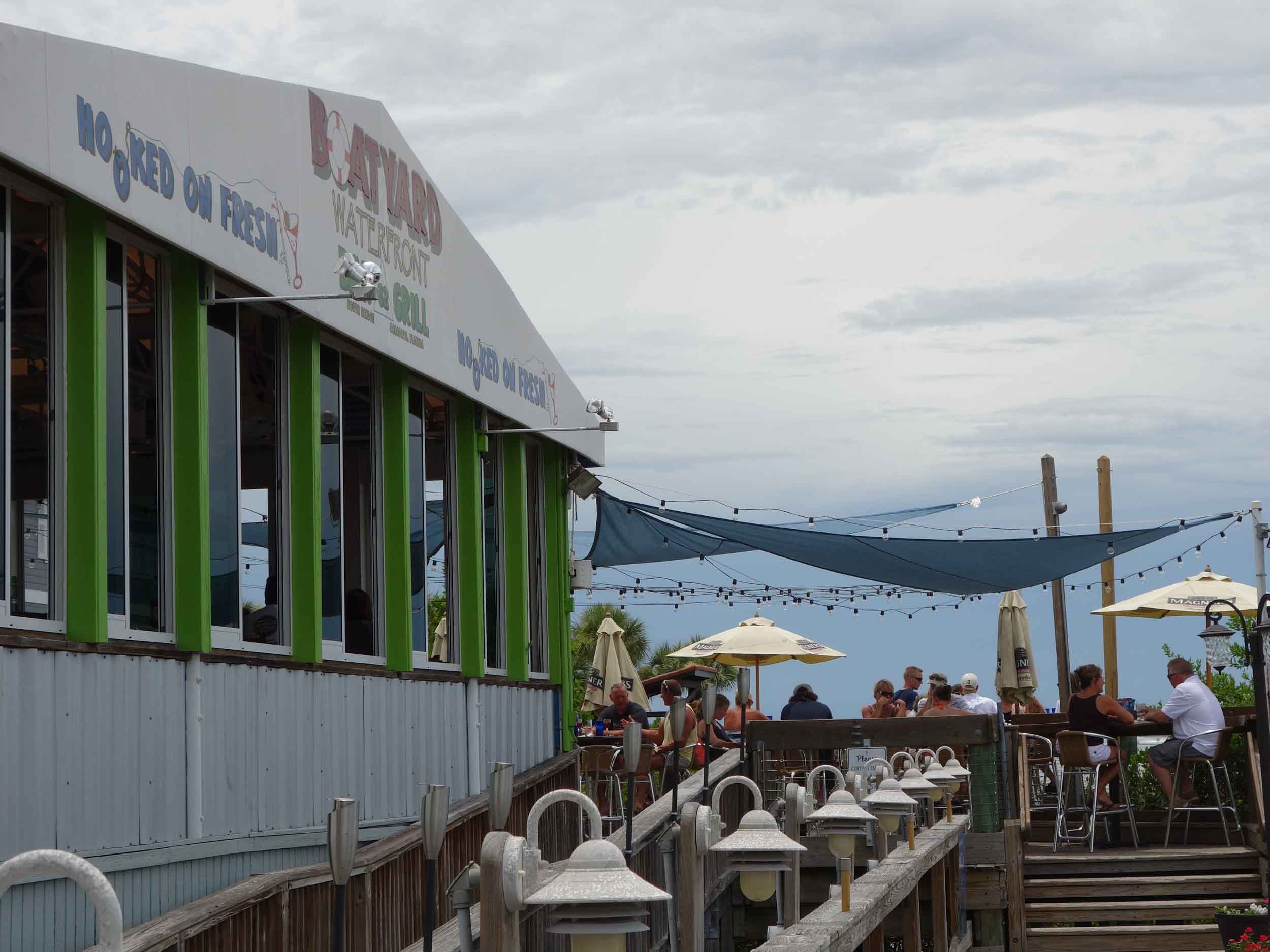 Boatyard Waterfront Bar and Grill Patio