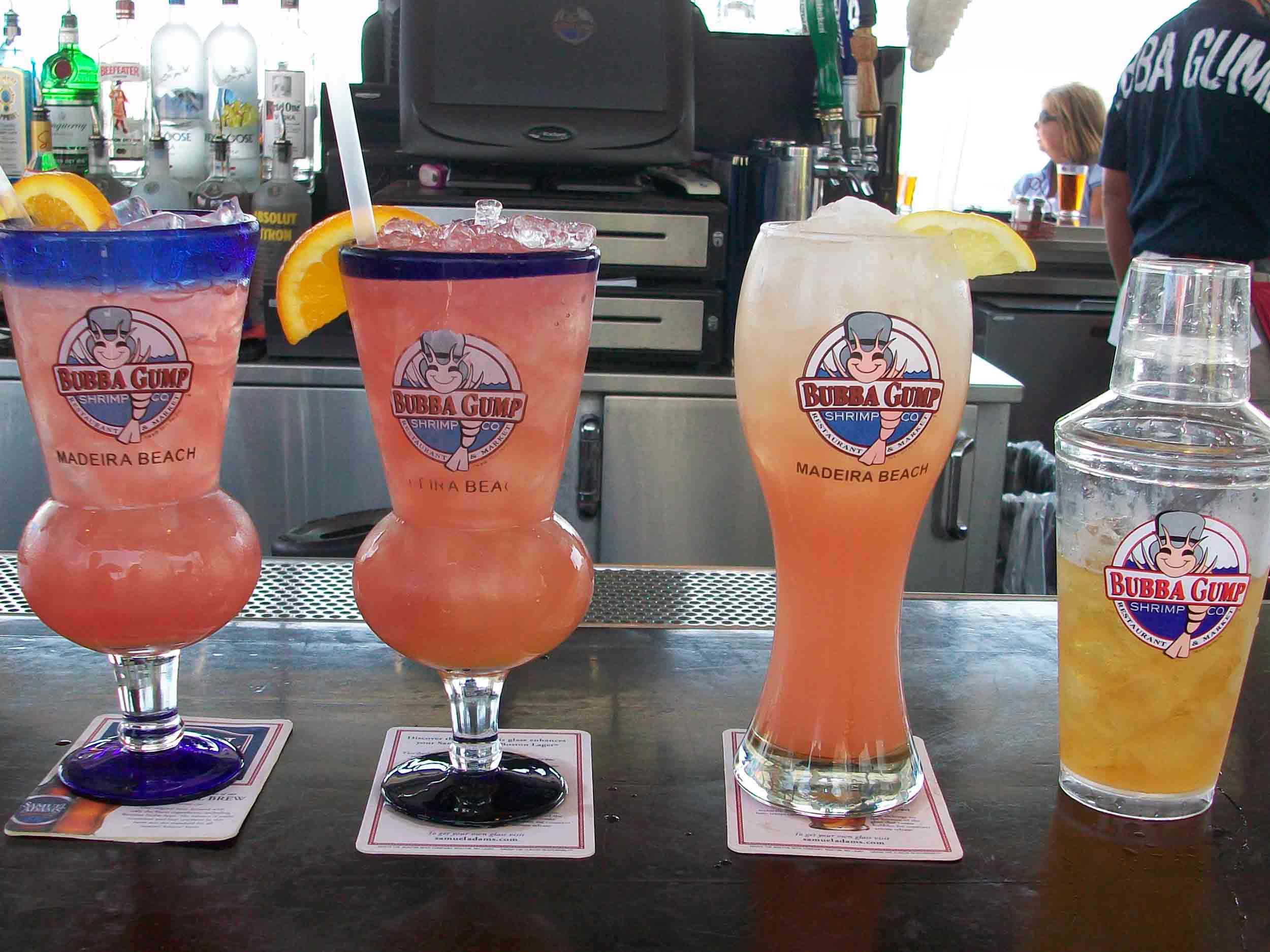 Bubba Gump Shrimp Co Drinks