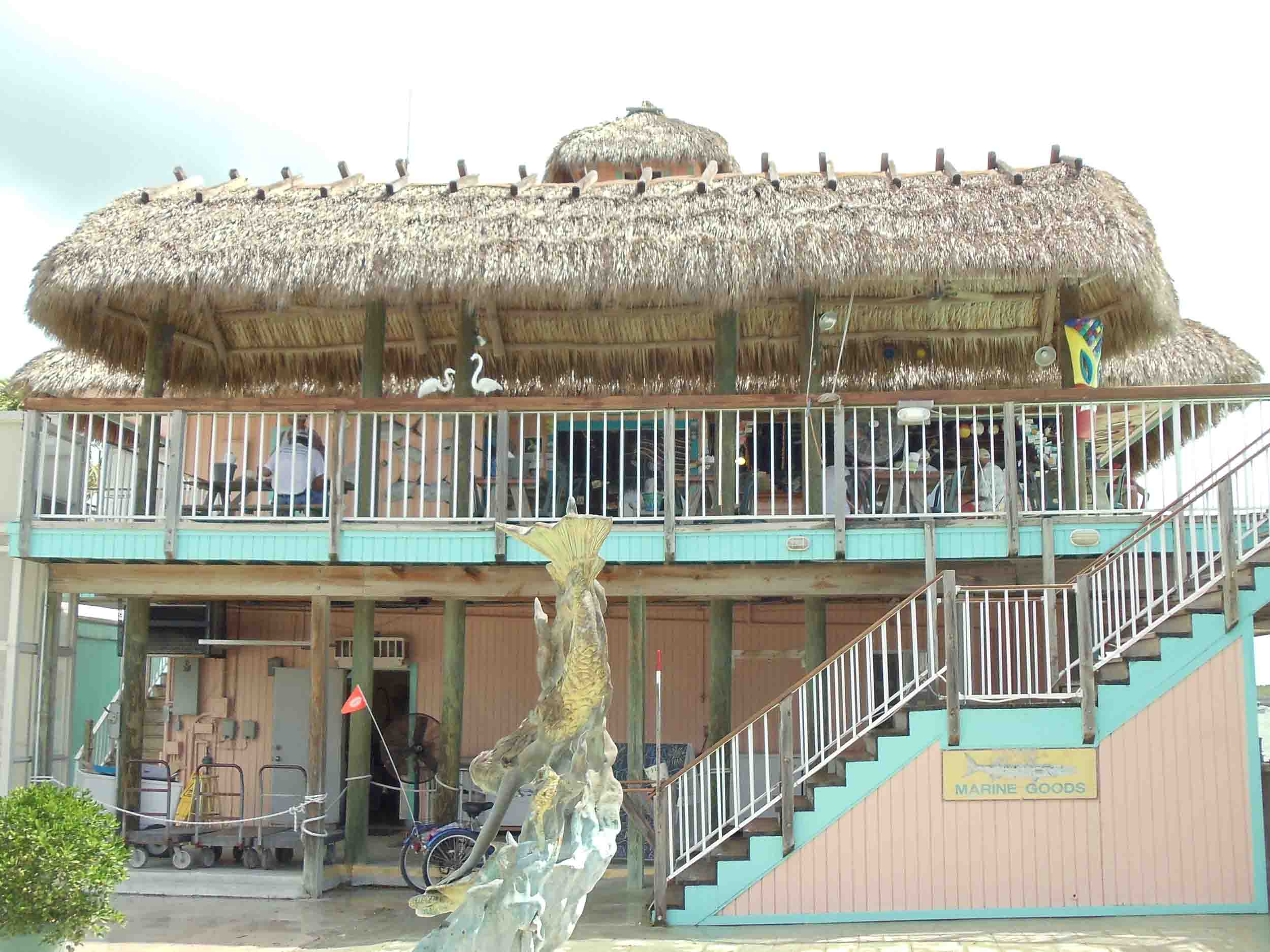 Burdines Waterfront ChikiTiki Bar and Grille Exterior