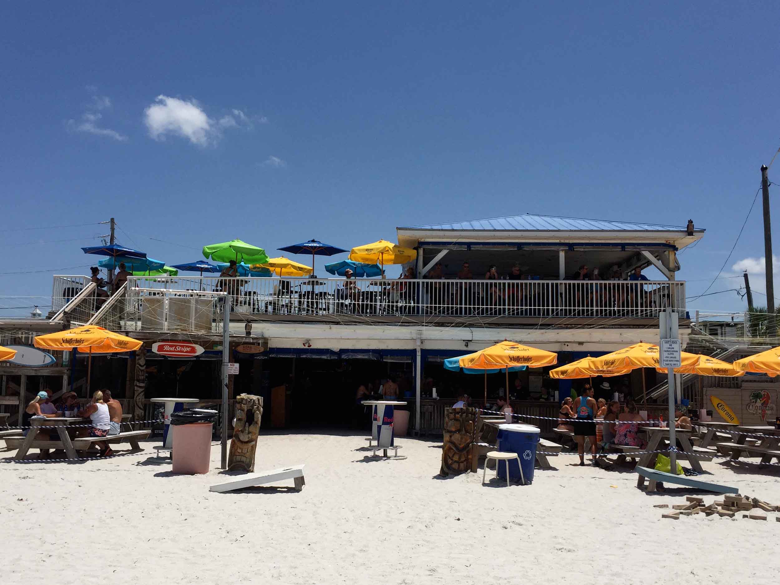 Caddy's on the Beach Exterior 