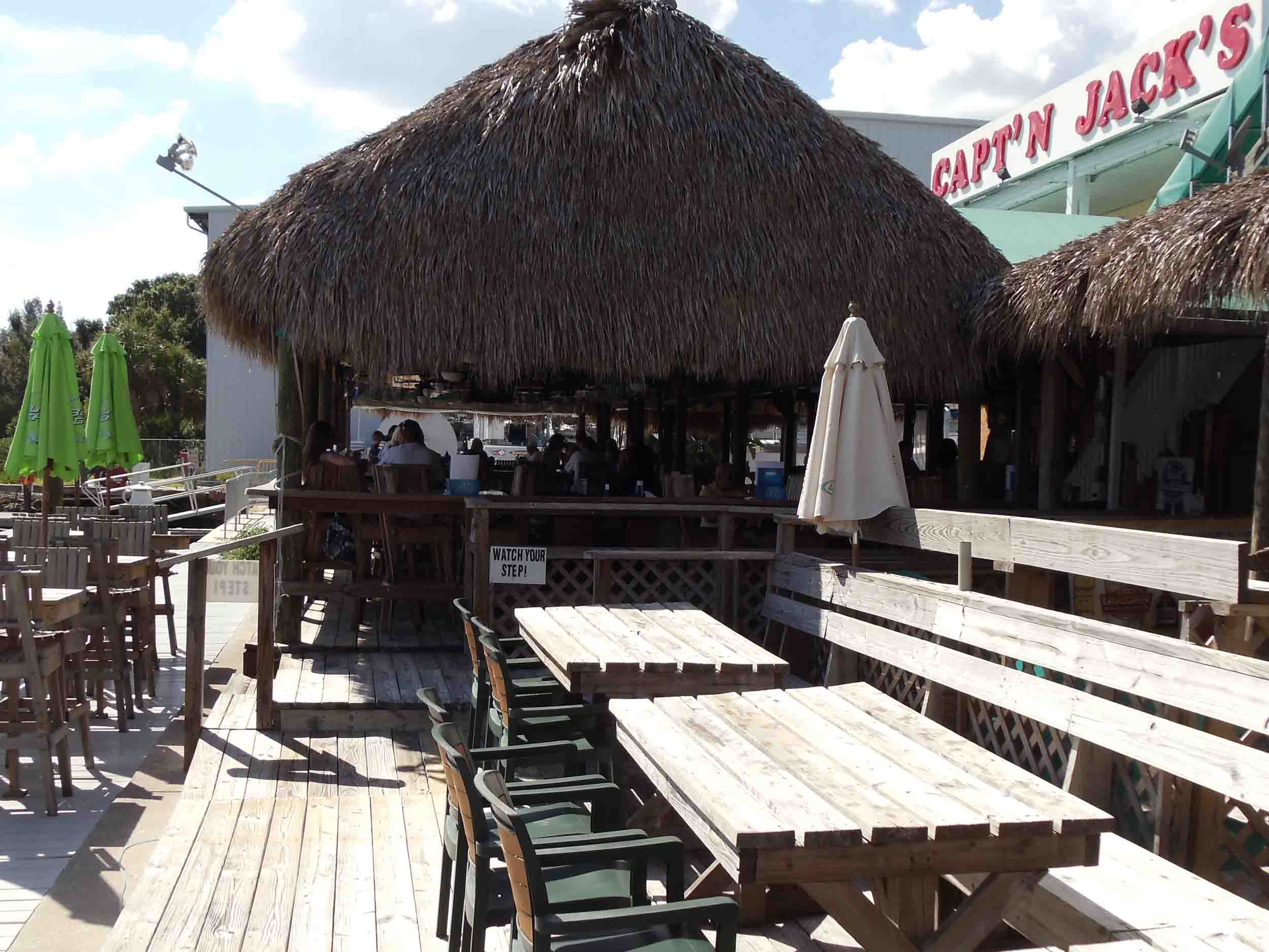 Capt'n Jack's Bar and Grill Tiki Hut