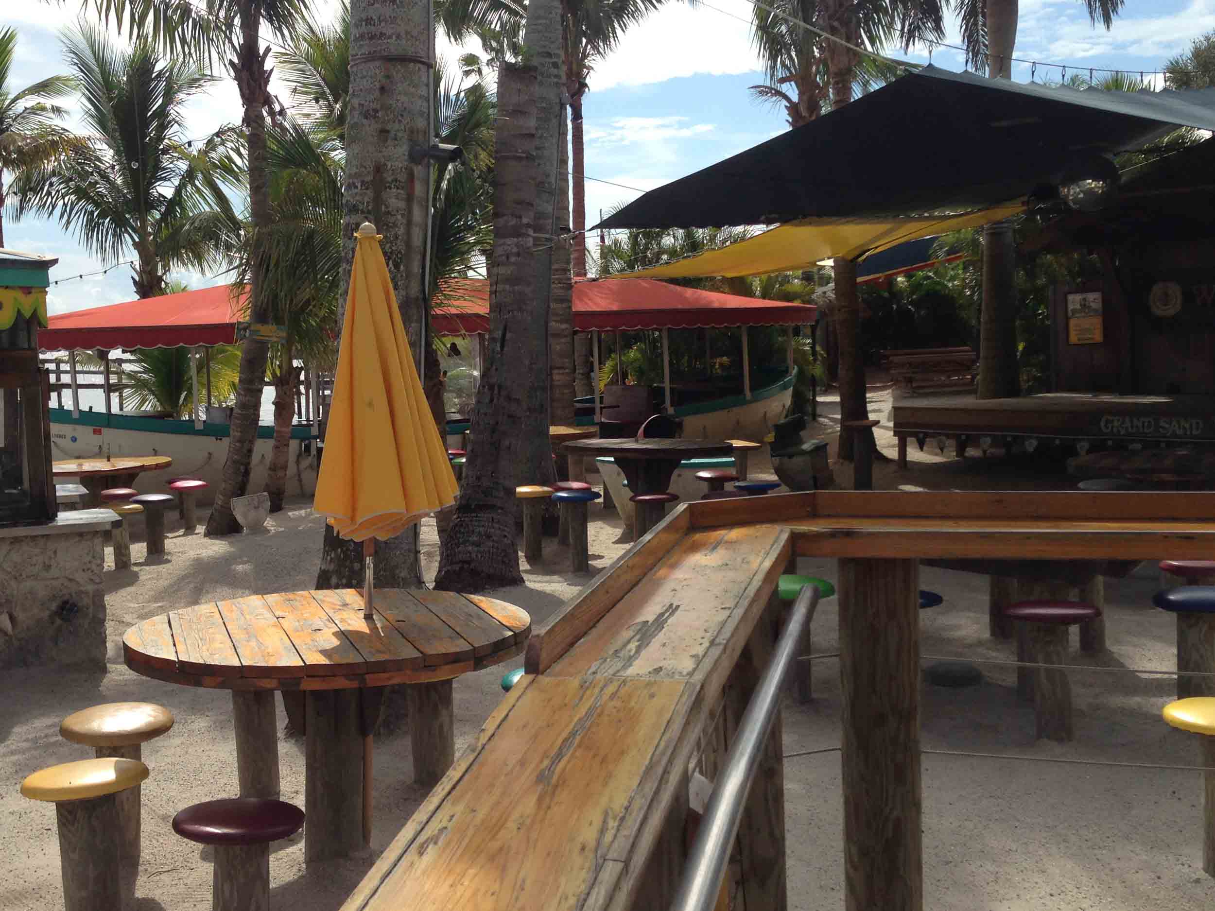 Captain Hiram's Sandbar Seating Area