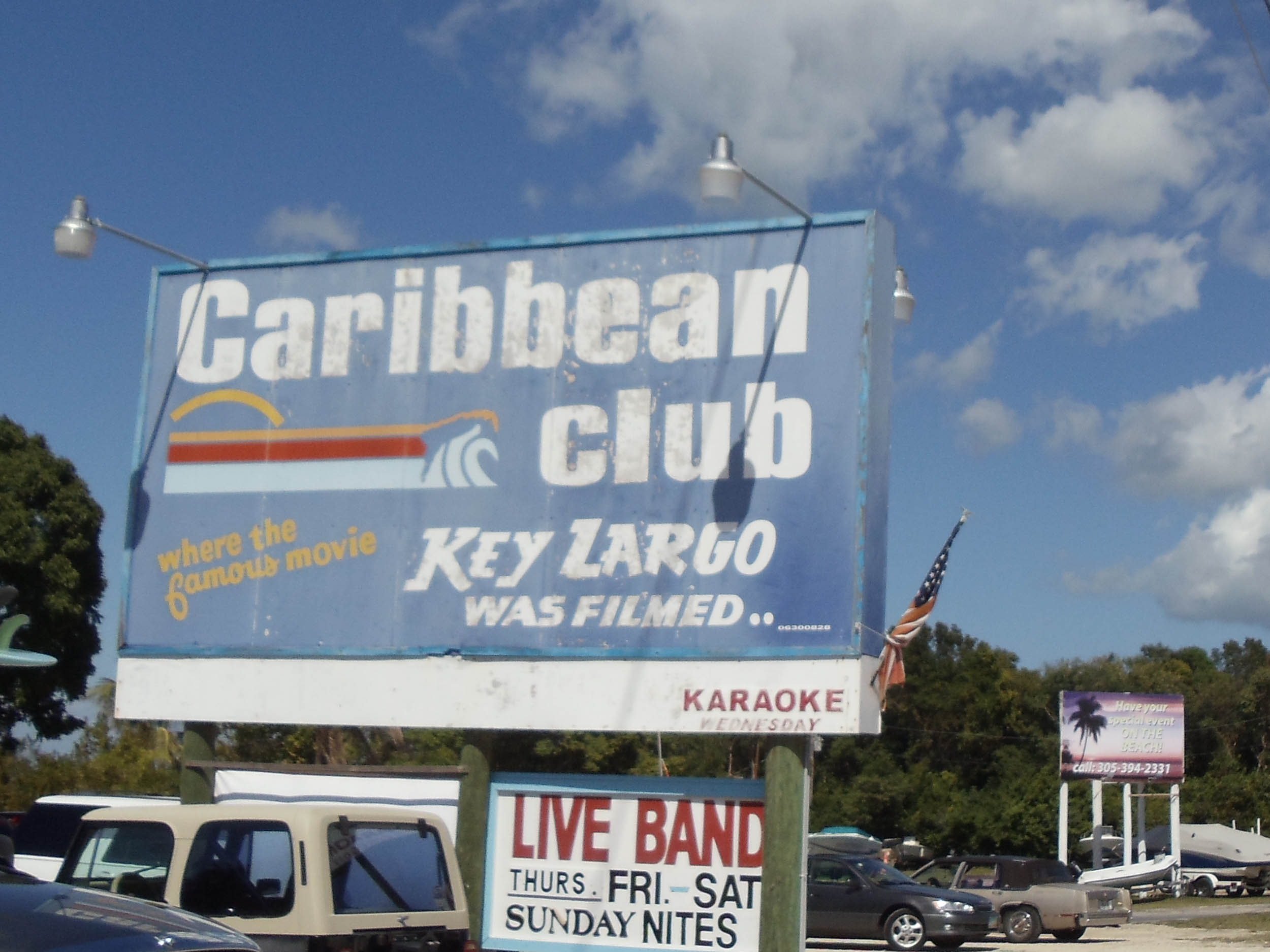 Caribbean Club Sign