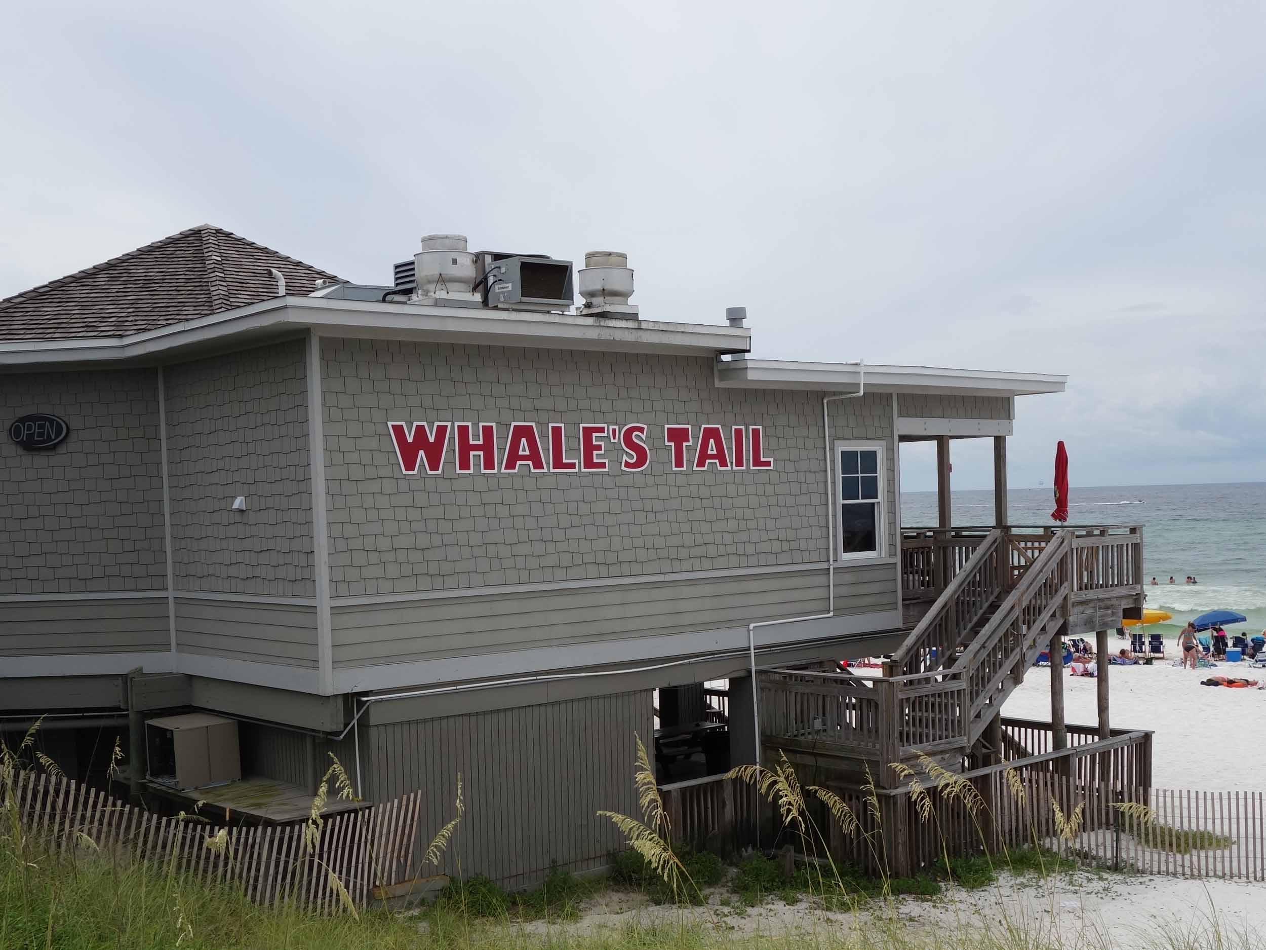Whale's Tail Beach Bar Exterior