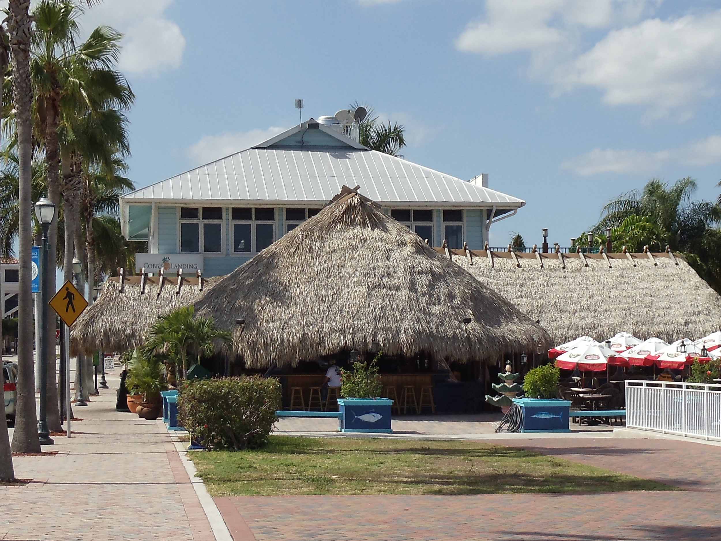 Cobb's Landing Exterior Tiki Hut