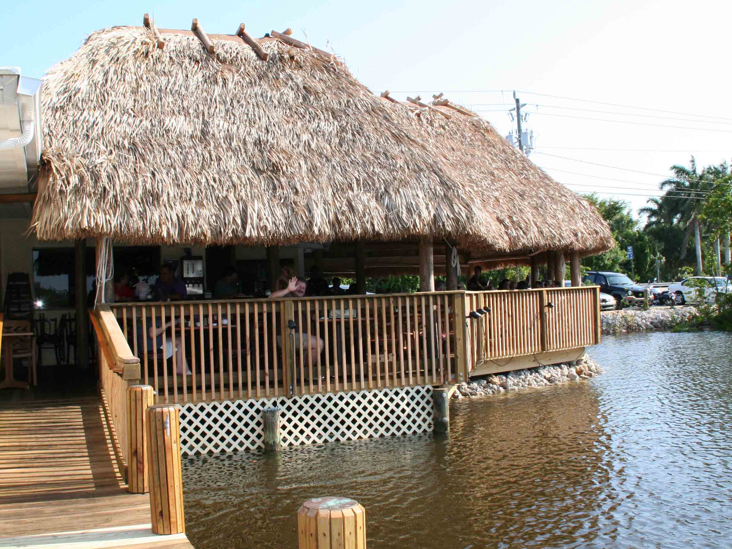 Coconut Jack's Waterfront Grille Tiki Hut