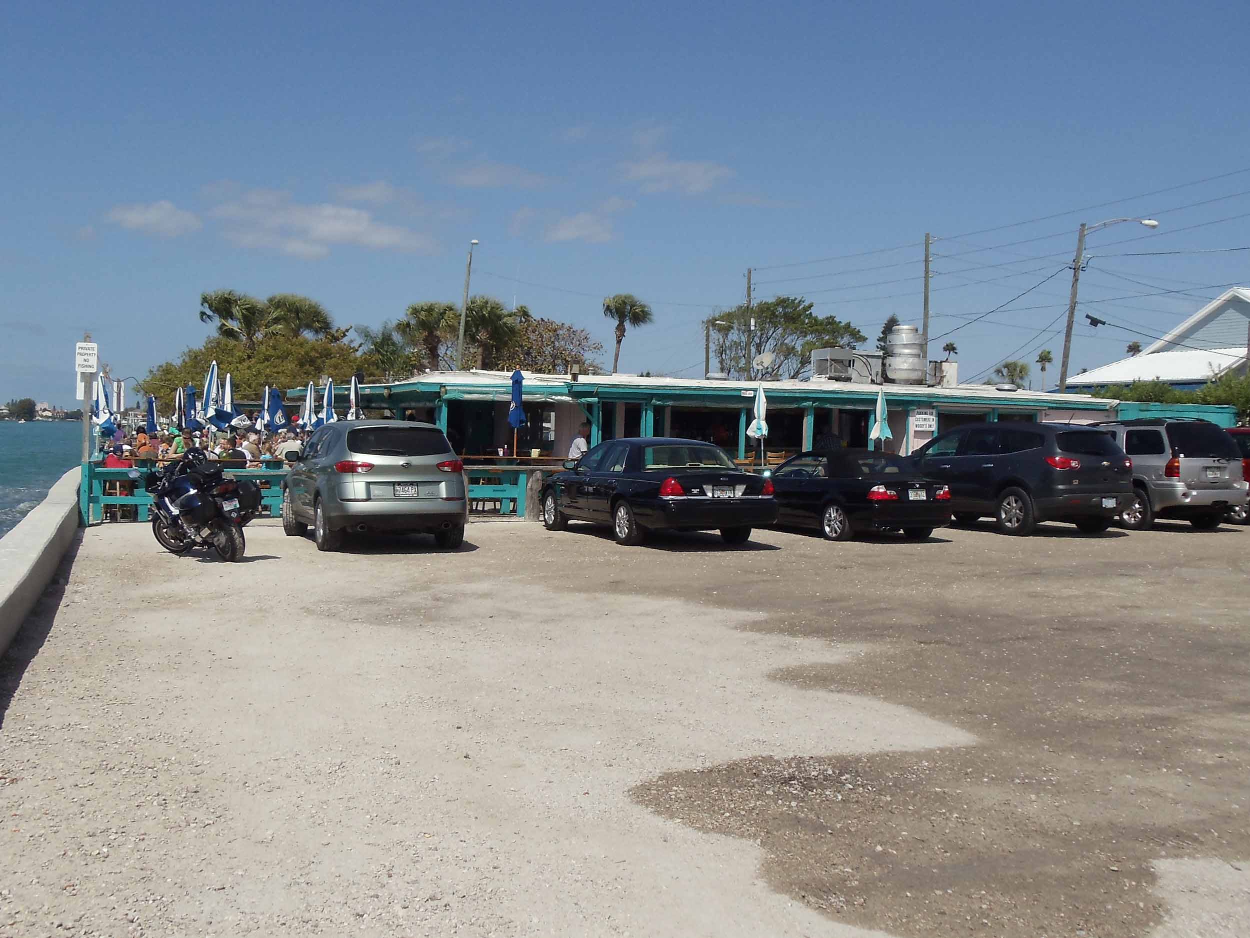 Woody's Waterfront Outdoor Restaurant Exterior