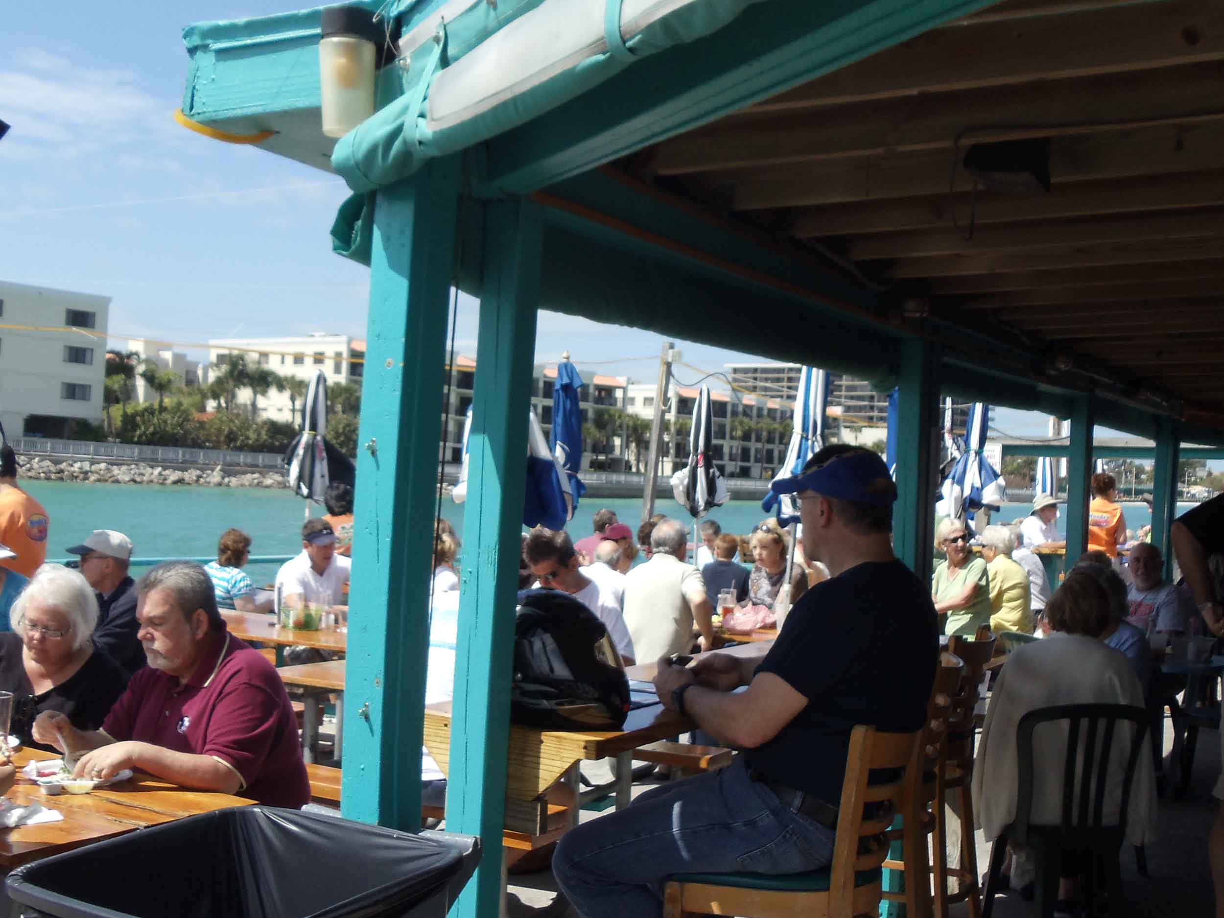 Woody's Waterfront Outdoor Restaurant View