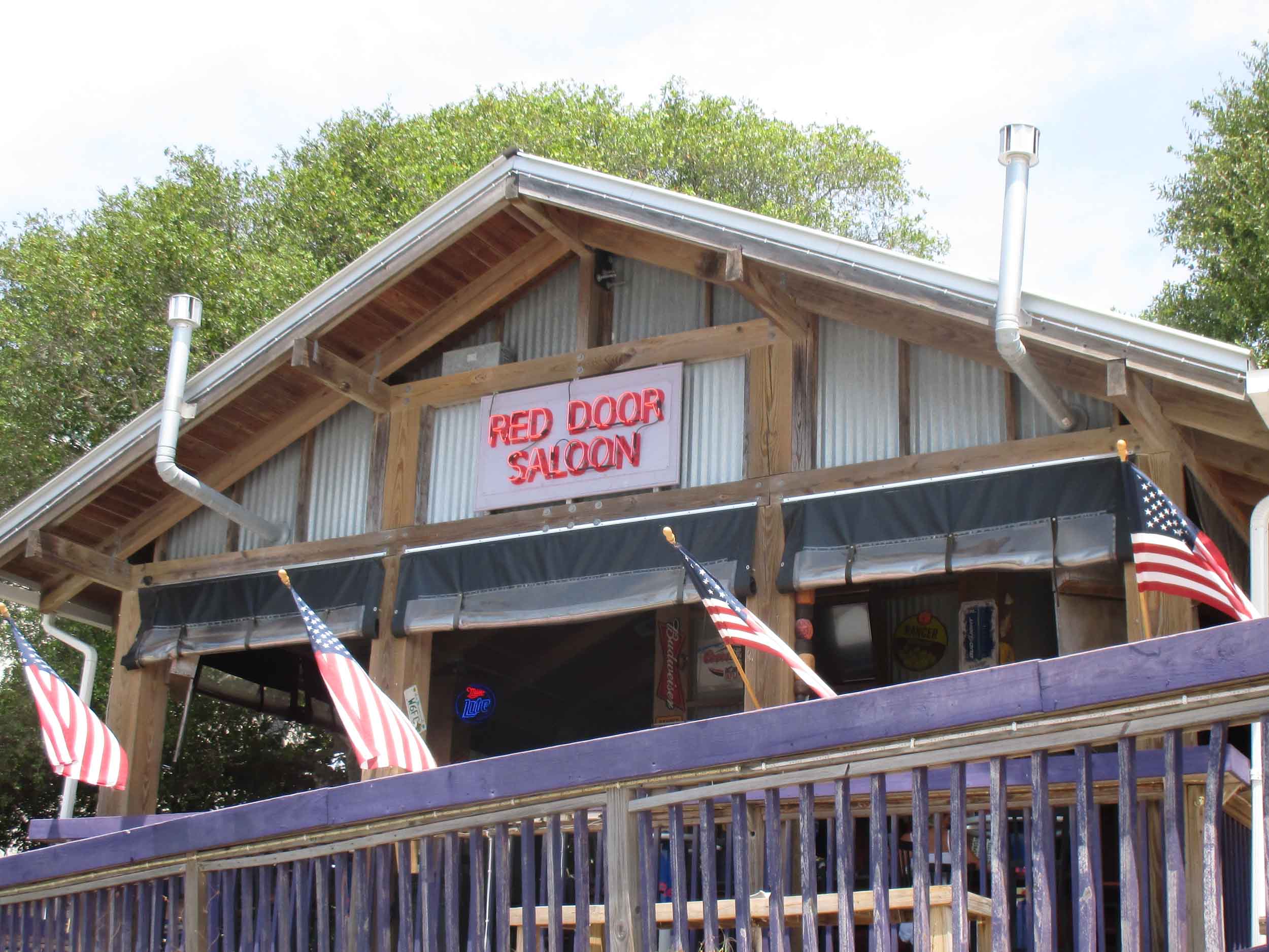 The Red Door Saloon Exterior