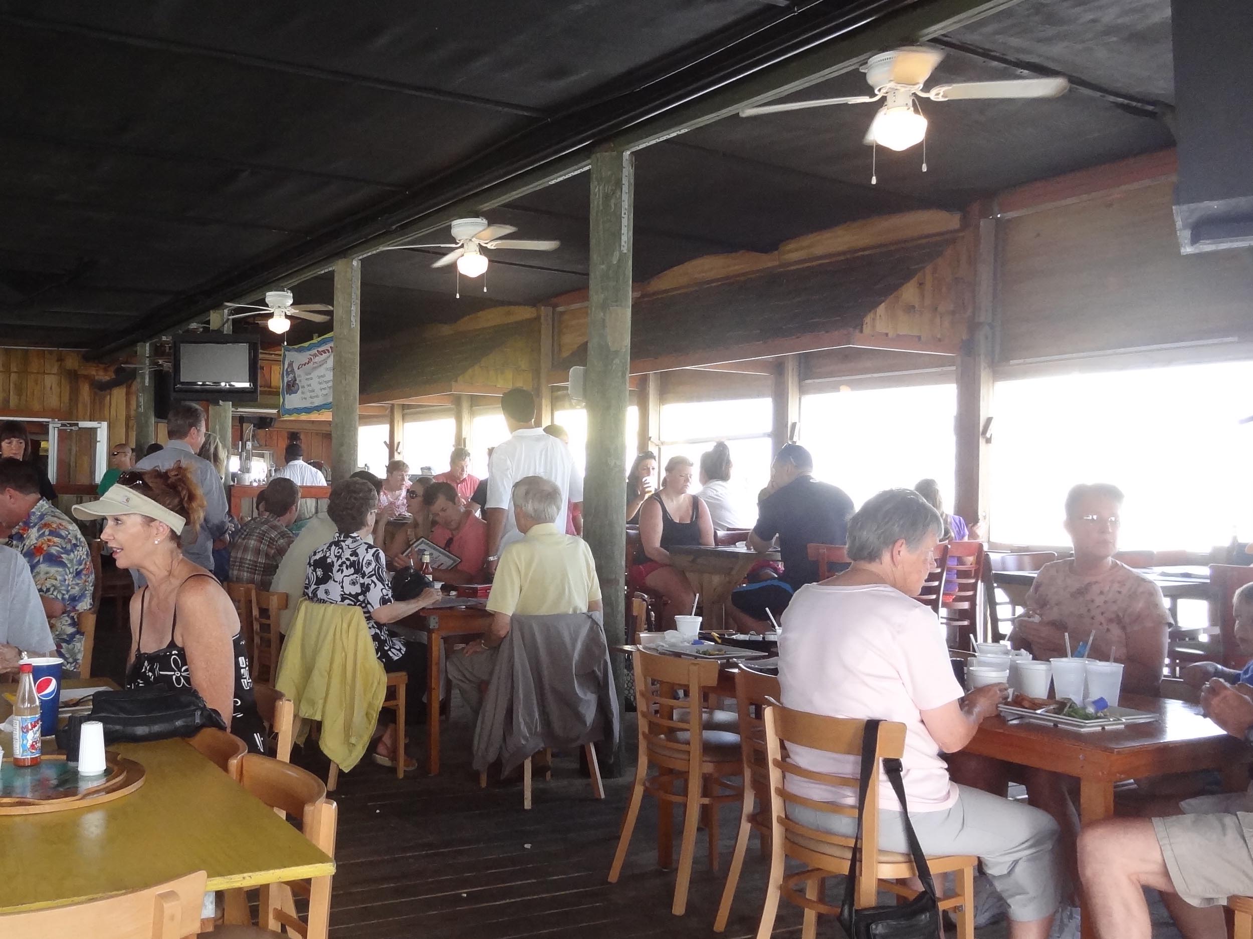 Crabby Joe's Deck and Grill Seating Area