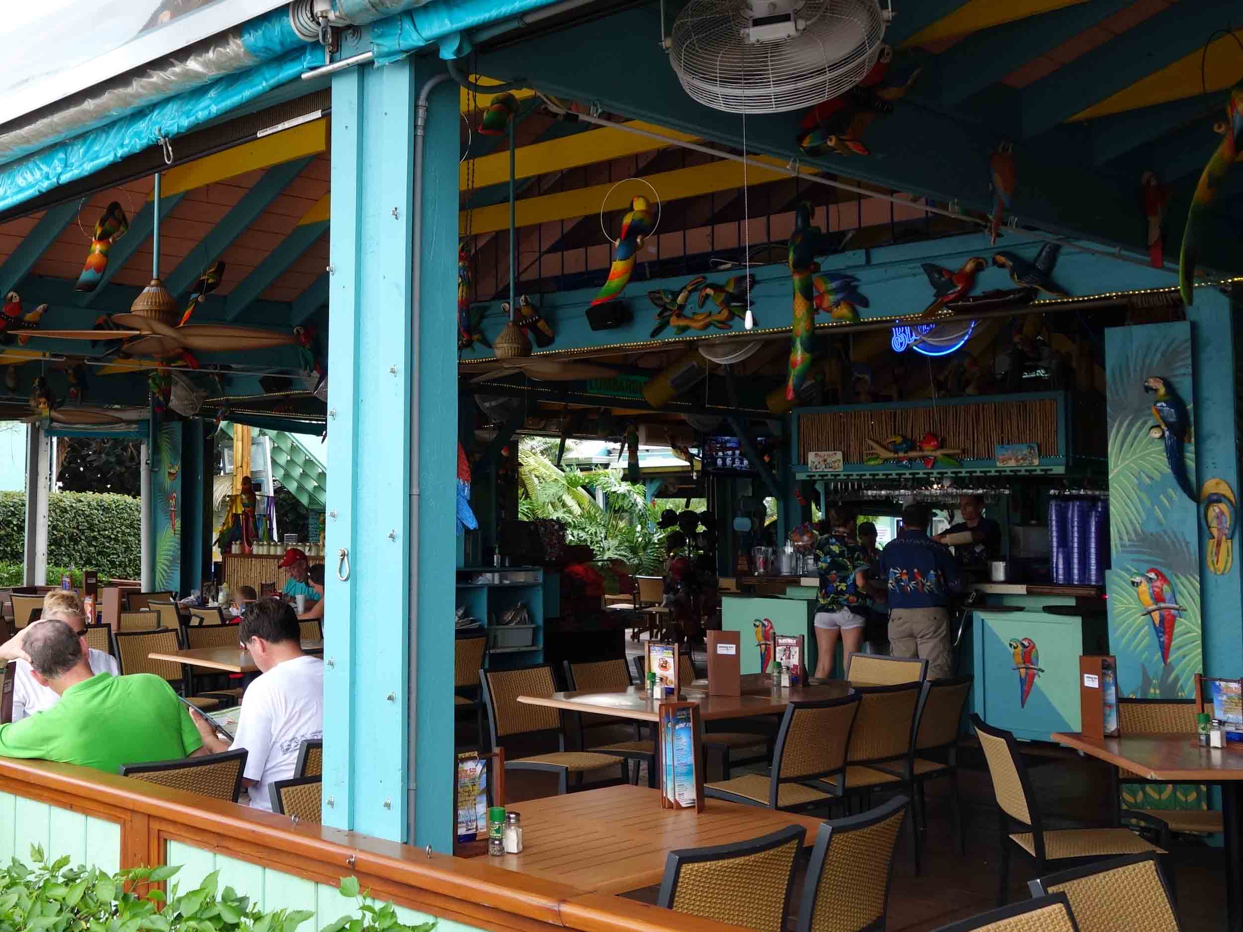 Parrot Key Caribbean Grill Dining Area