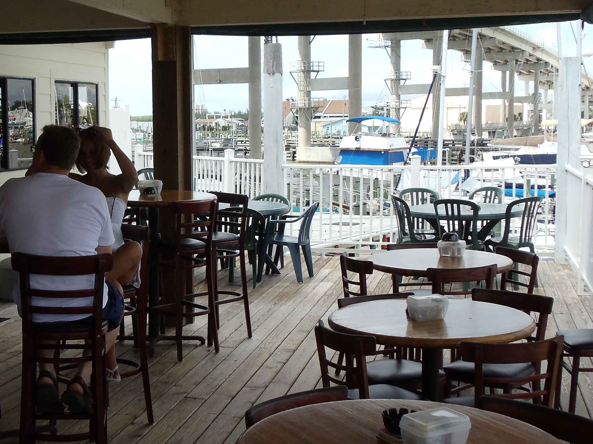 Petey's Upper Deck Dining Area