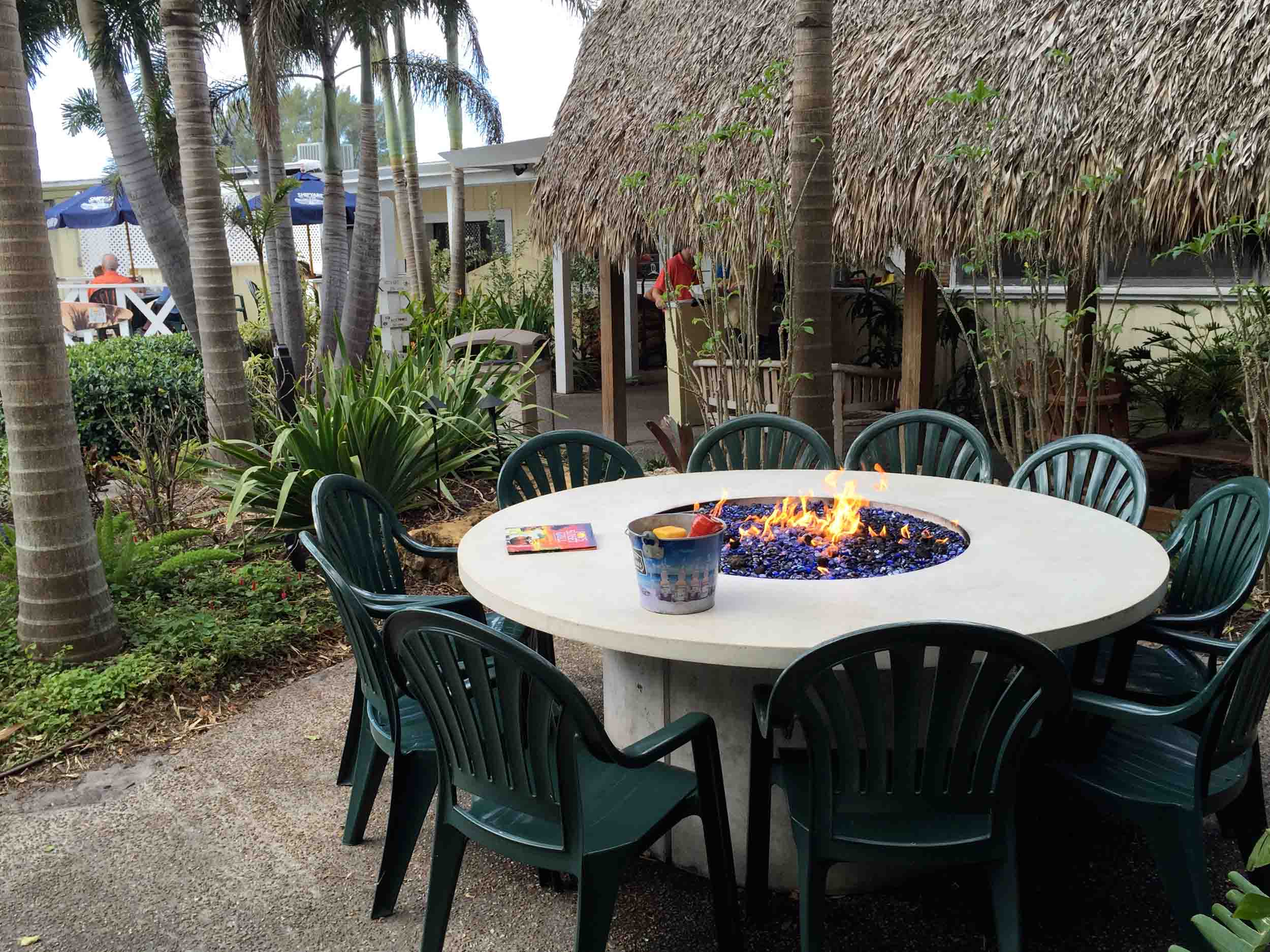 Pop's Sunset Grill Fire Tables