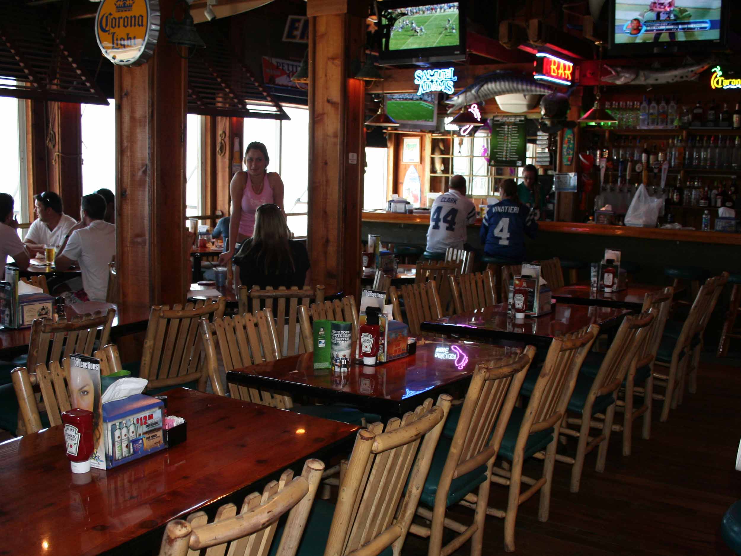 Ocean Deck Restaurant and Beach Club Interior Dining Area
