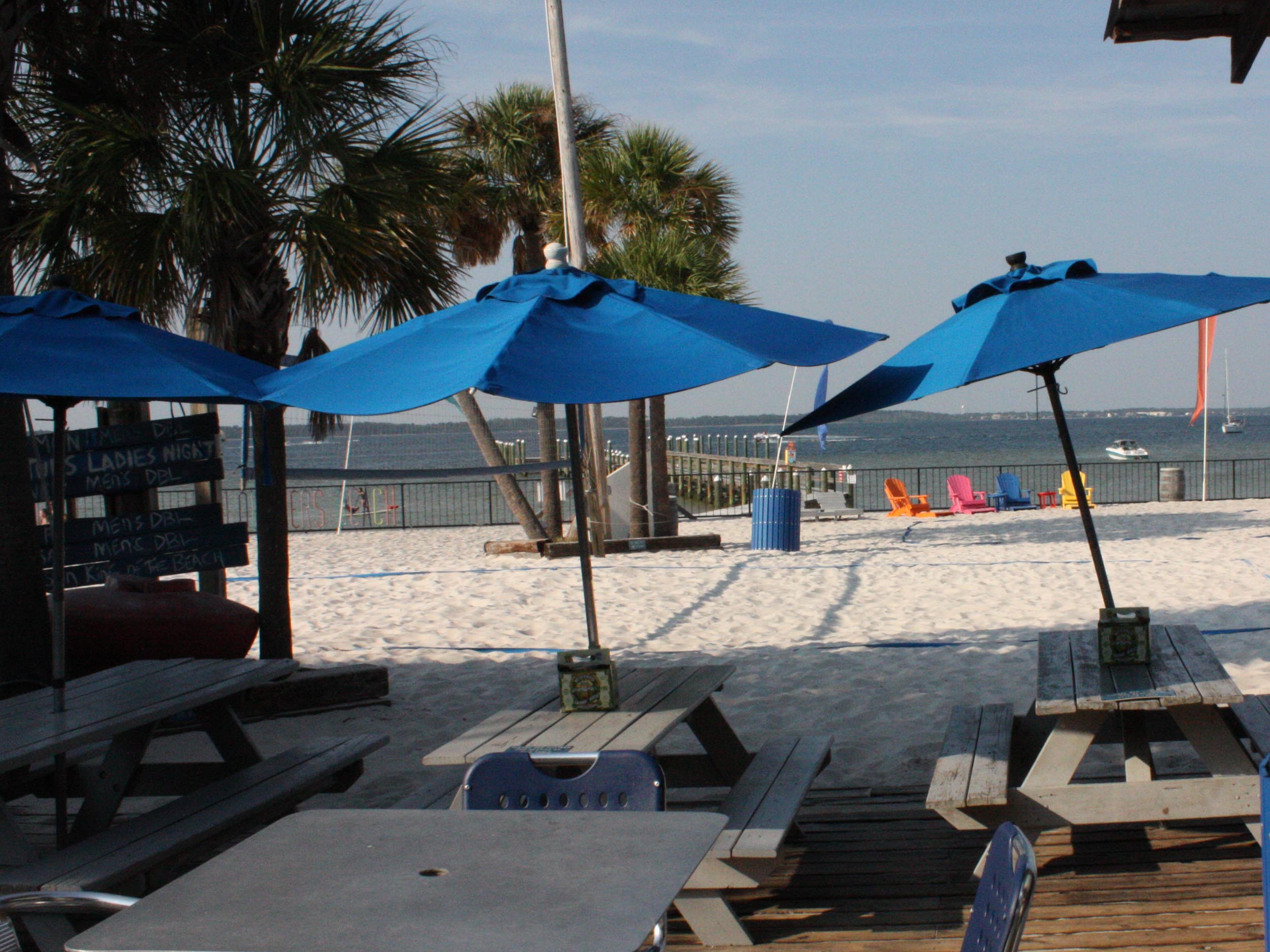 Flounder's Chowder House Beach View