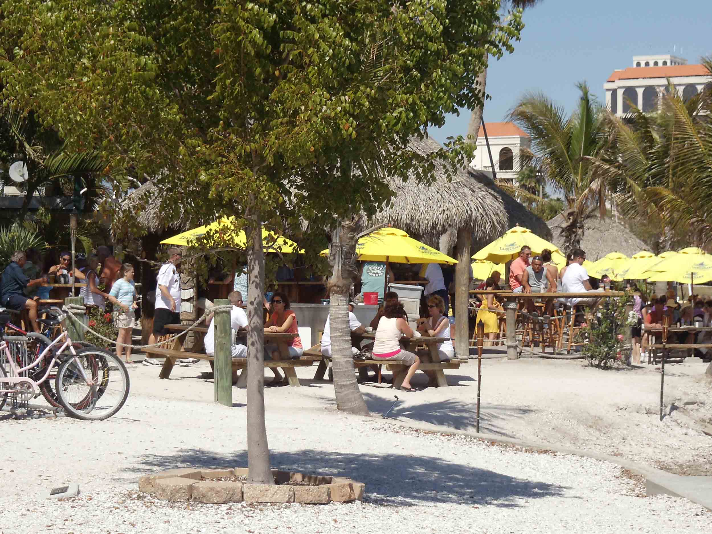 Oleary's Tiki Bar and Grill Beach Area