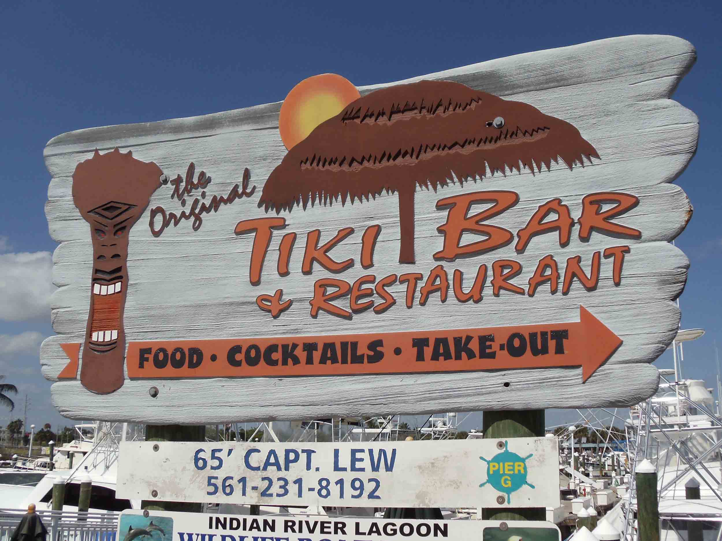 Original Tiki Bar Sign
