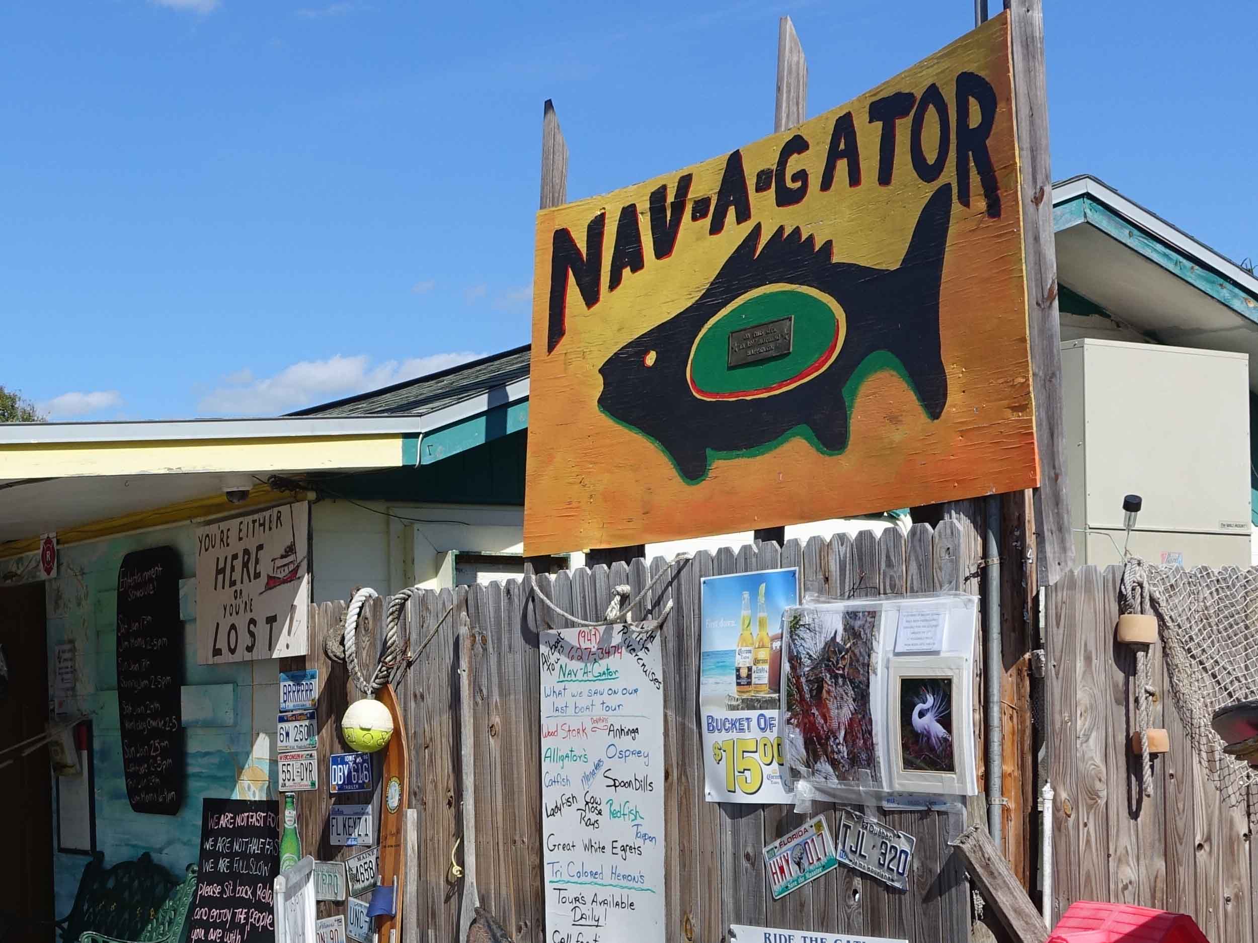 Nav-A-Gator Grill Entrance