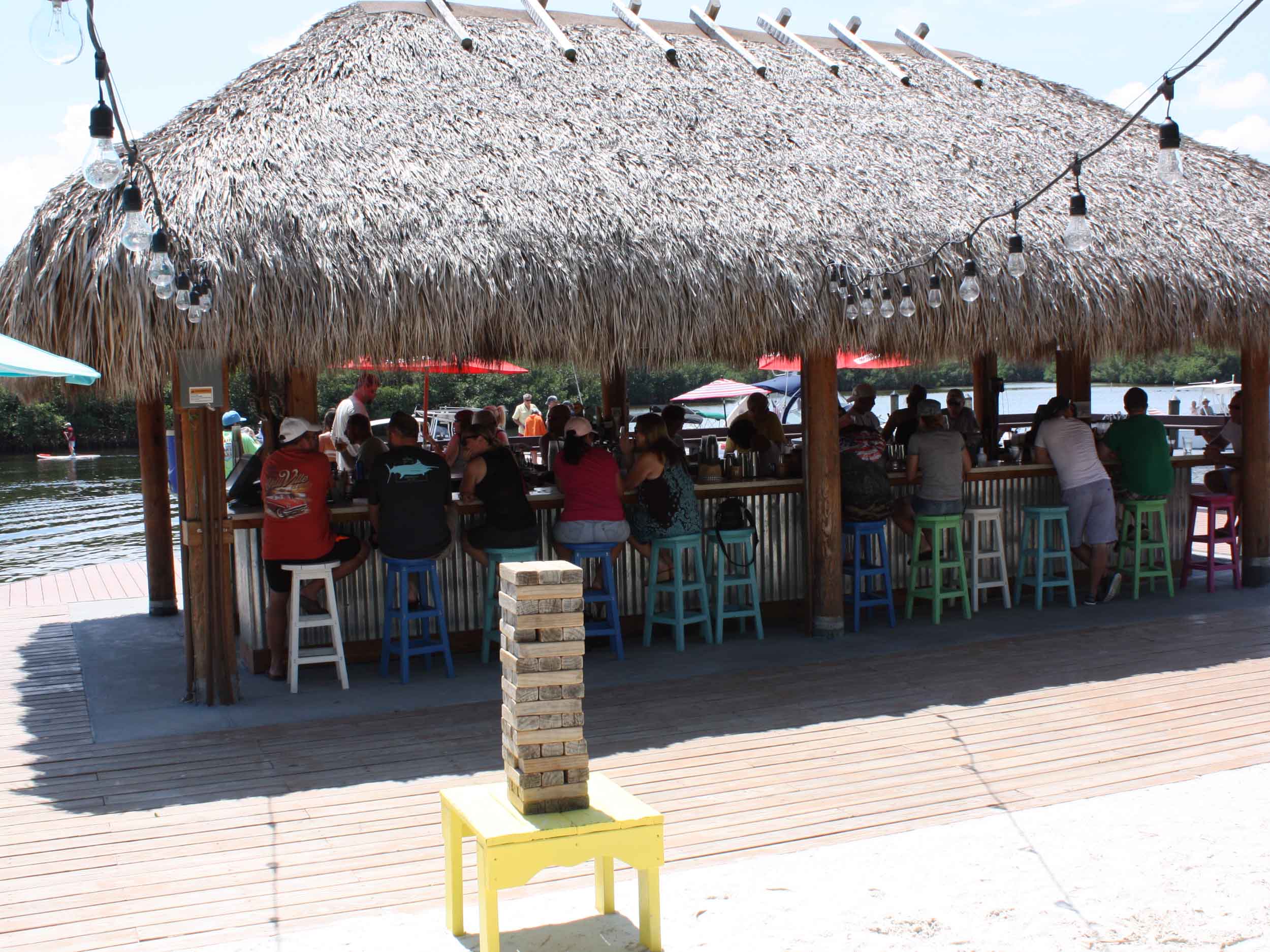 The Getaway Tiki Bar Water View
