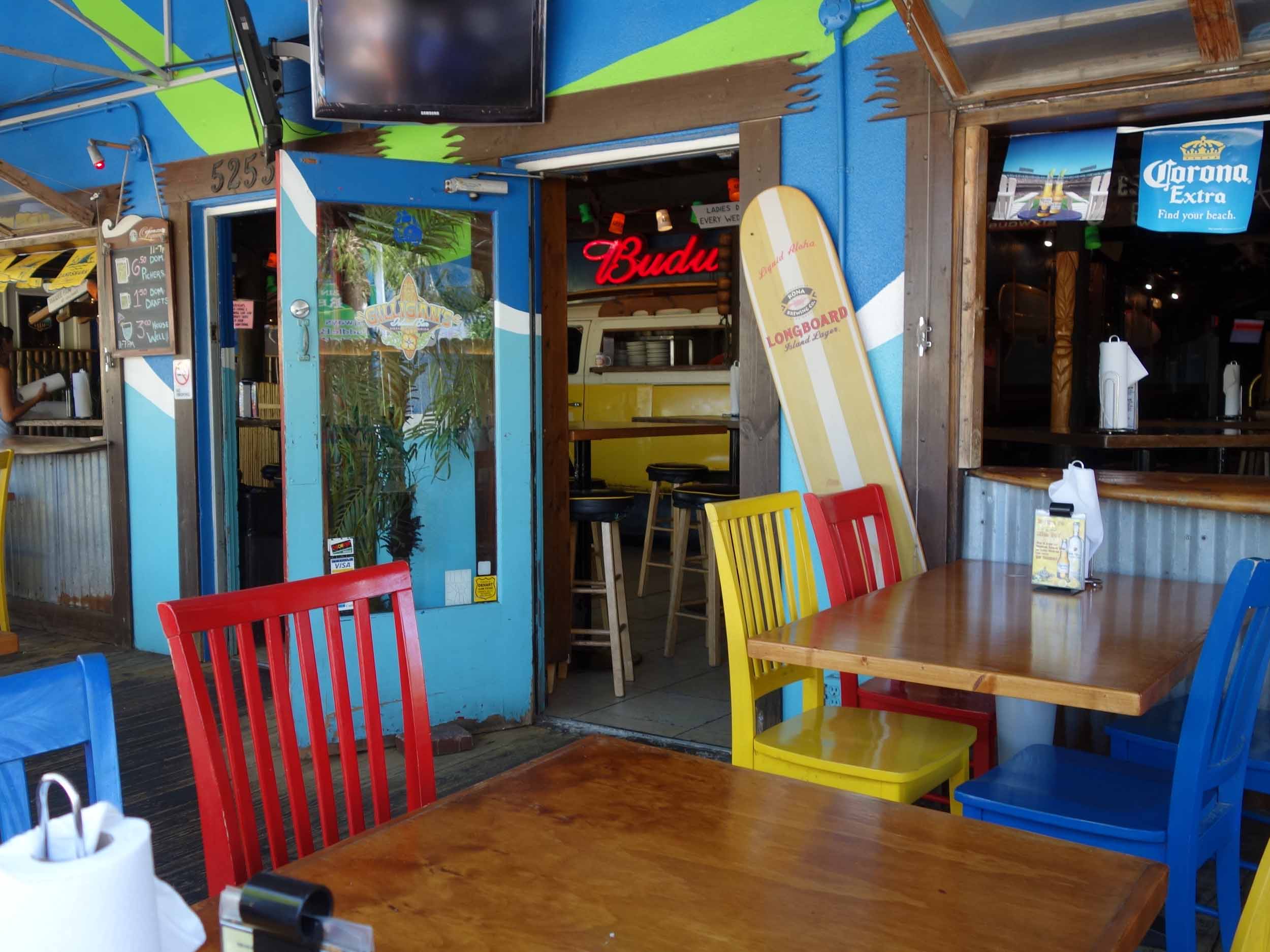 Gilligan's Island Bar and Grill Seating Area