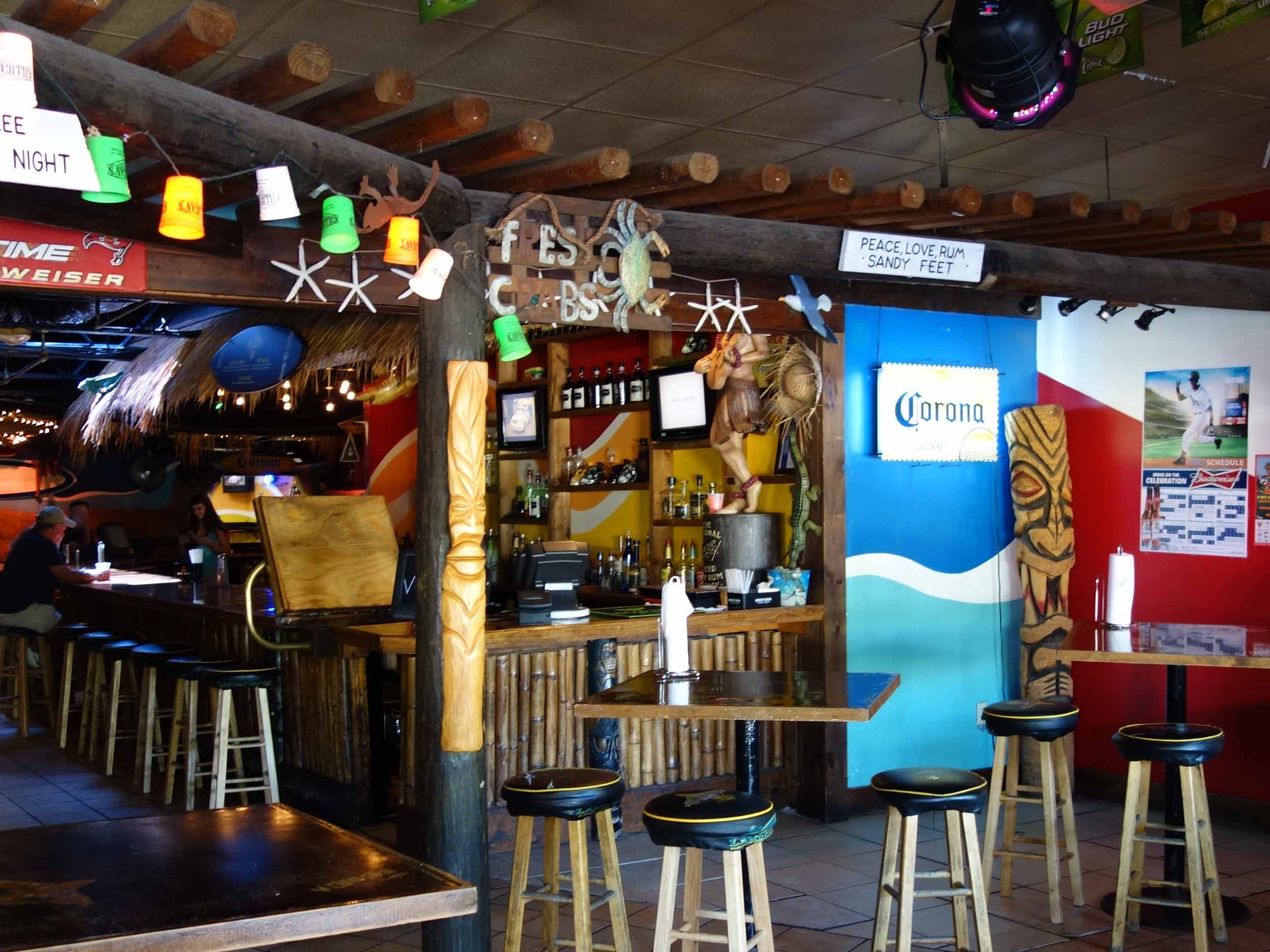 Gilligan's Island Bar and Grill Interior Bar