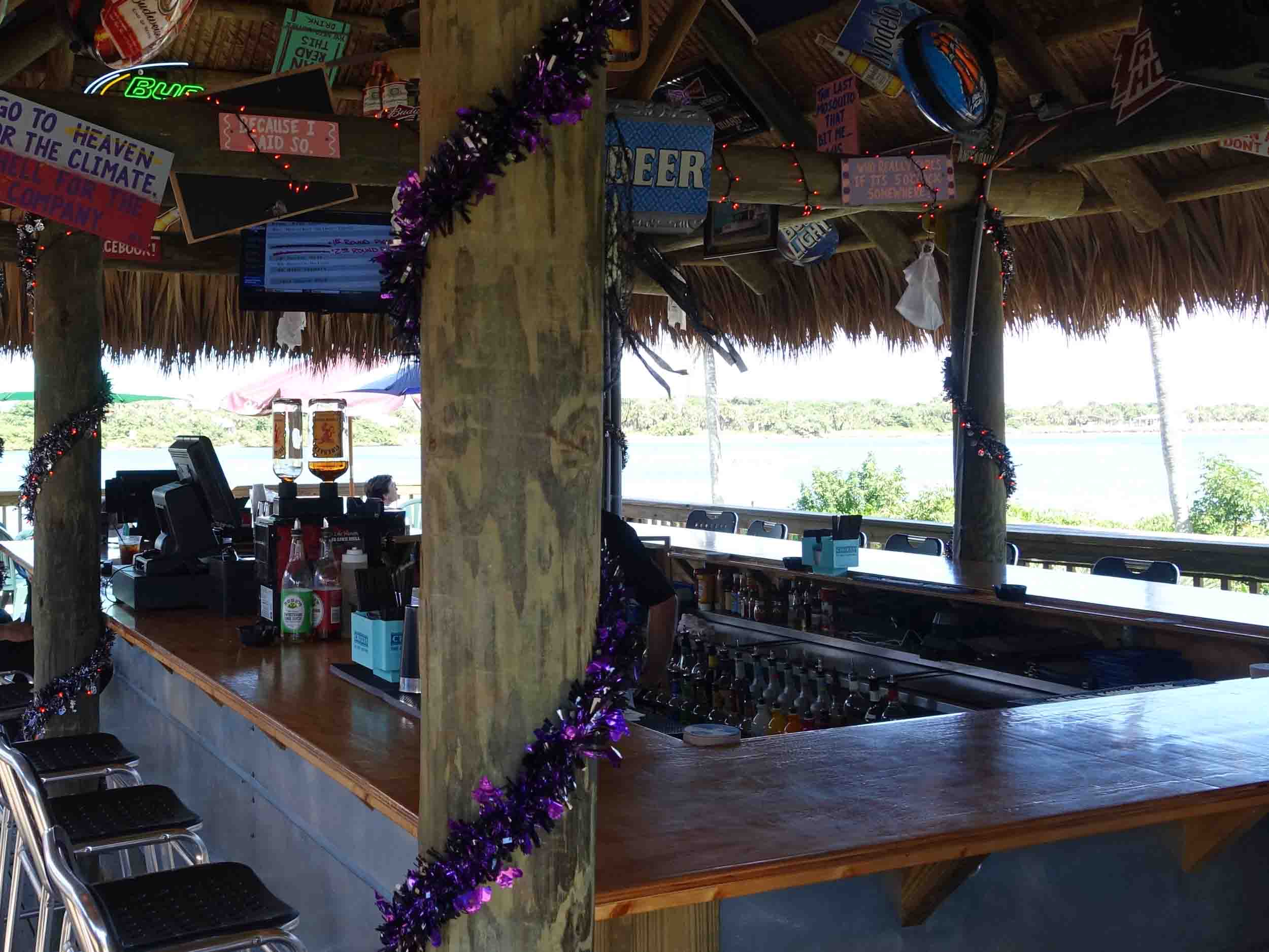 Manatee Island Bar and Grill Bar Area