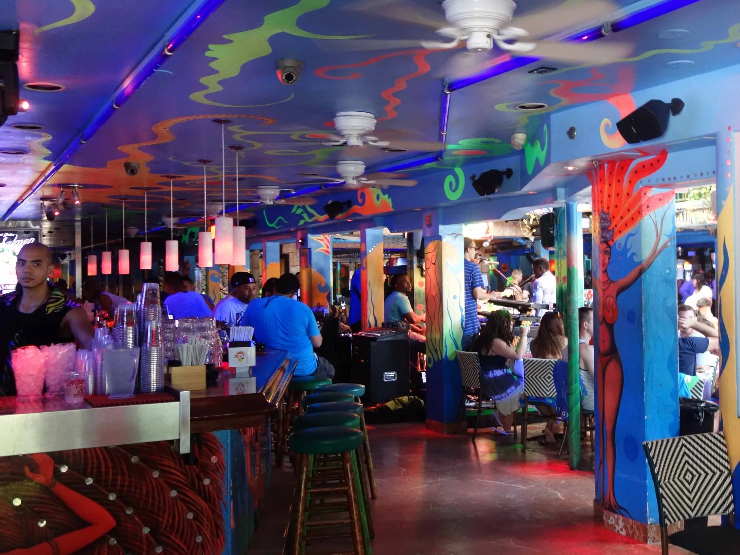 Mango's Tropical Cafe Bar and Seating Area