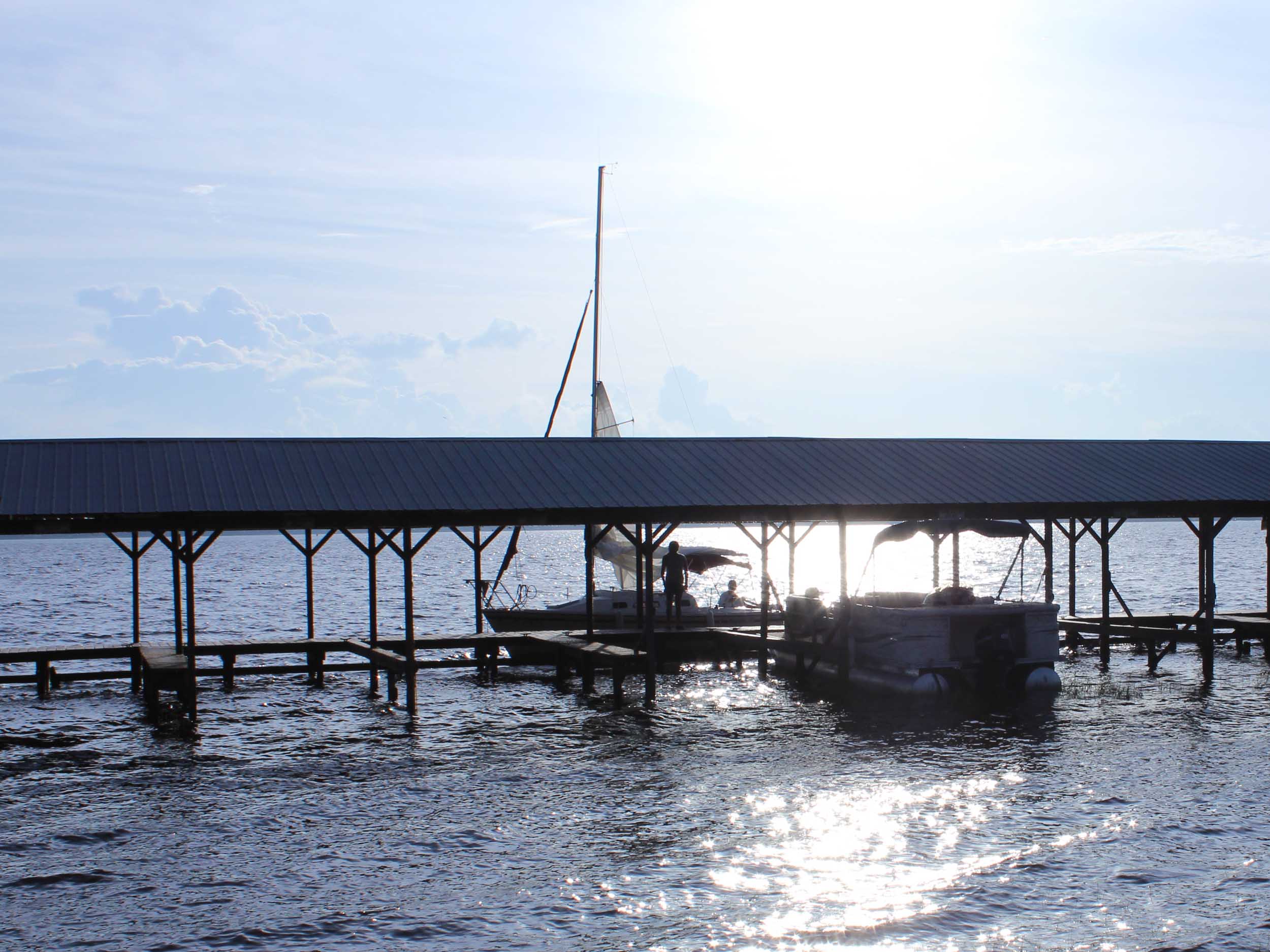Minneola Tiki Bar Water View