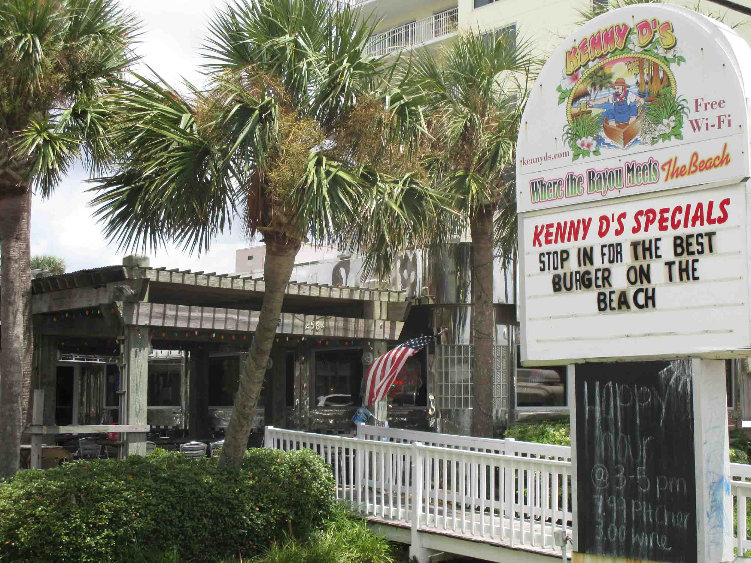 Kenny D's Beach Bar and Grill Exterior