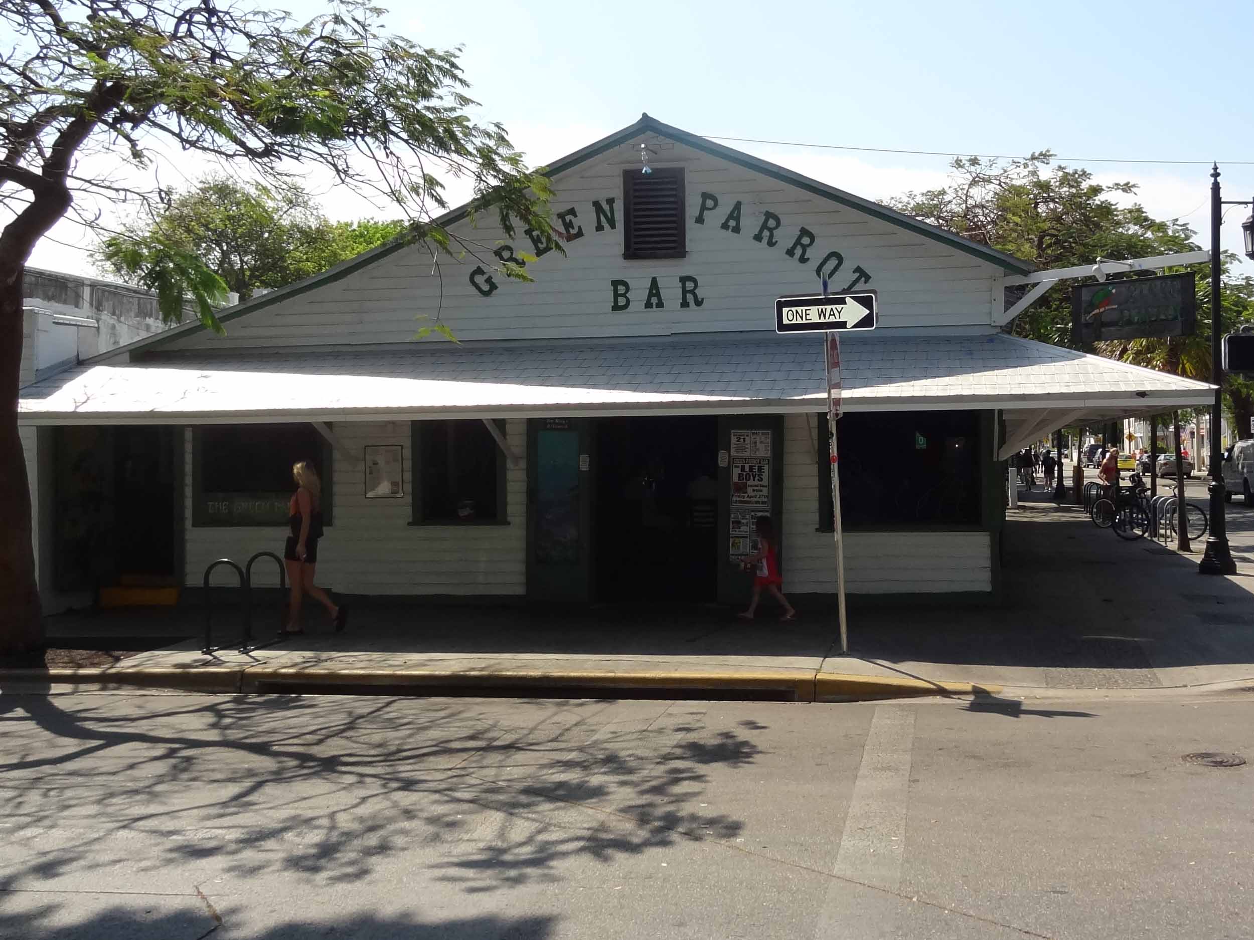 Green Parrot Bar Entrance