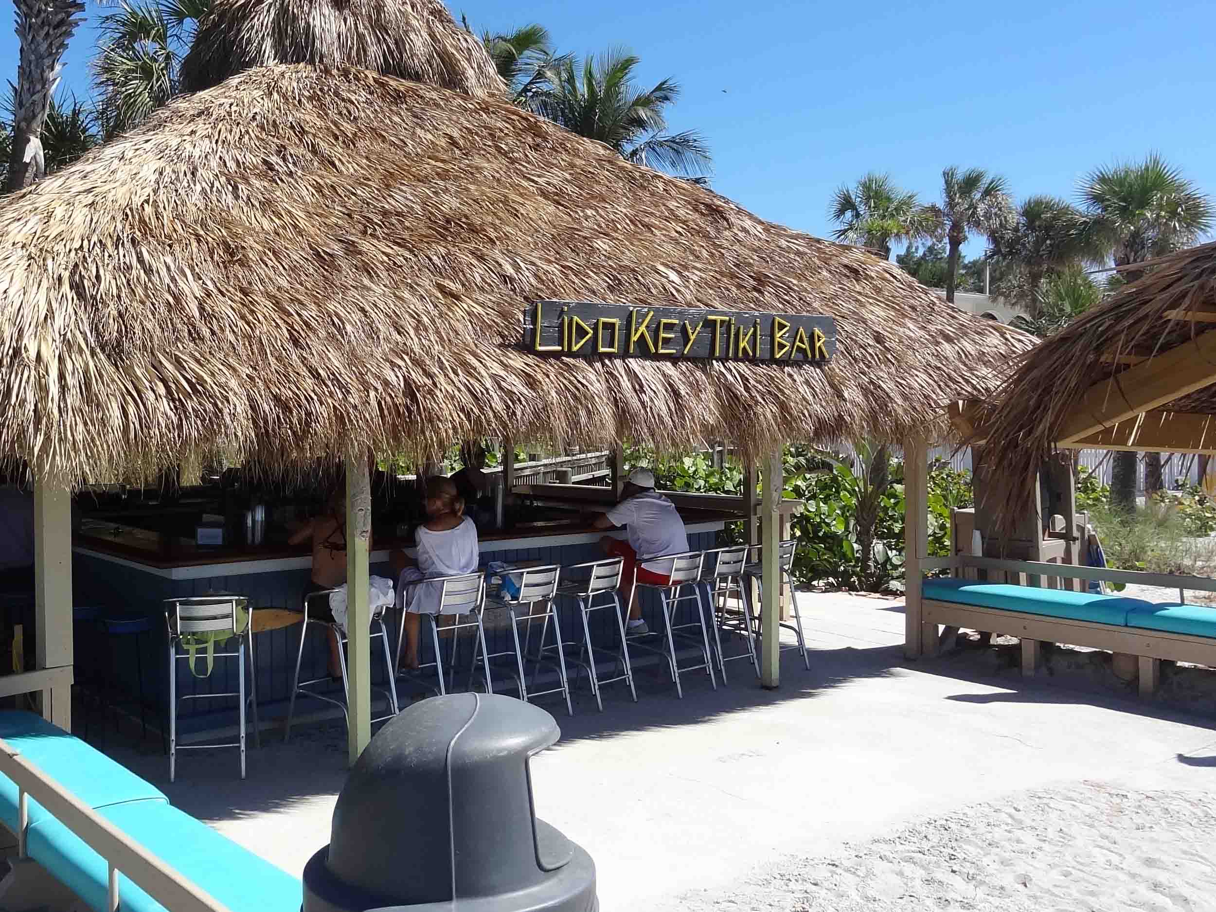 Lido Key Tiki Bar At The Ritz Carlton Beach Club Florida Beach Bar