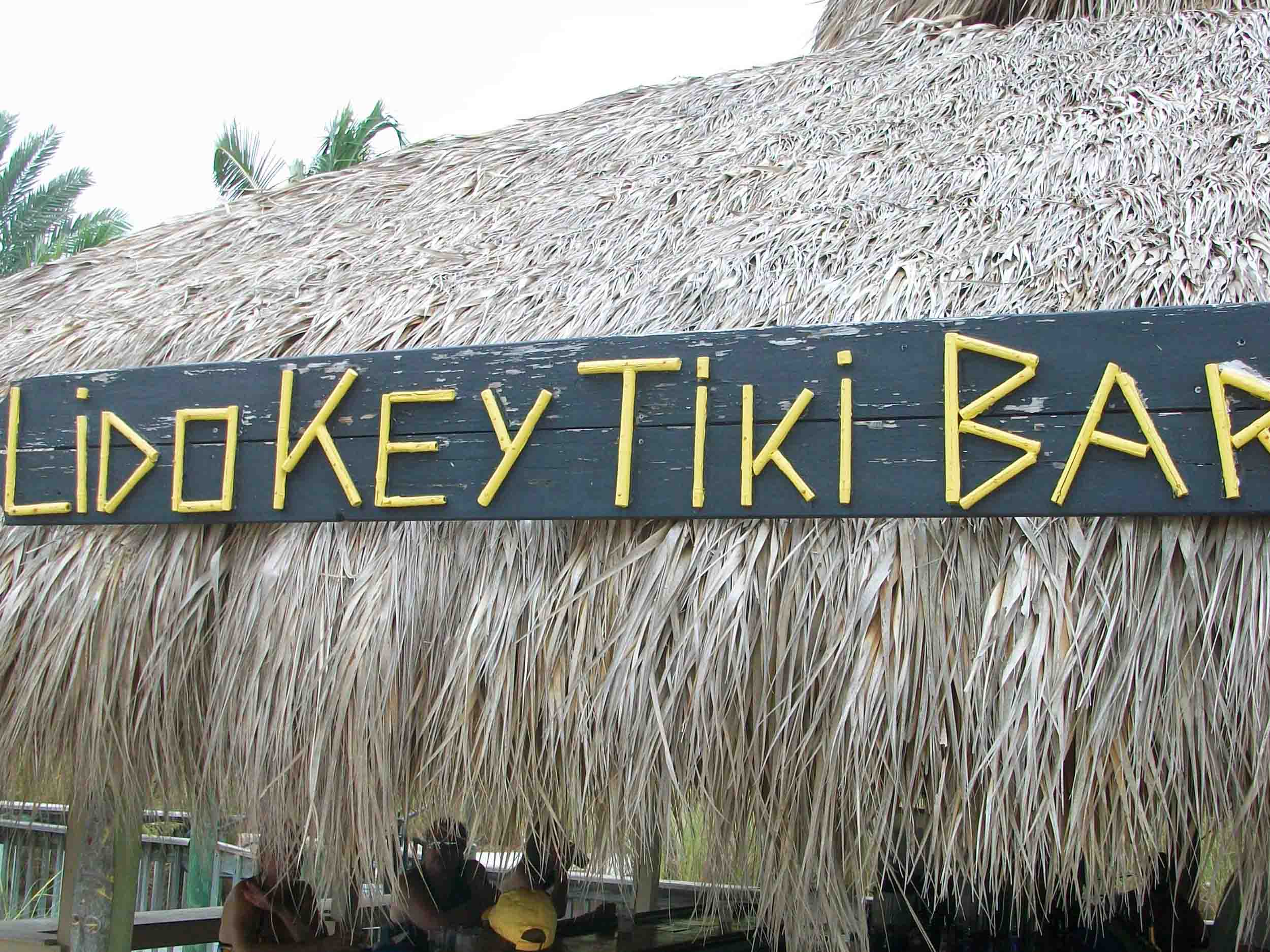 Lido Key Tiki Bar Sign