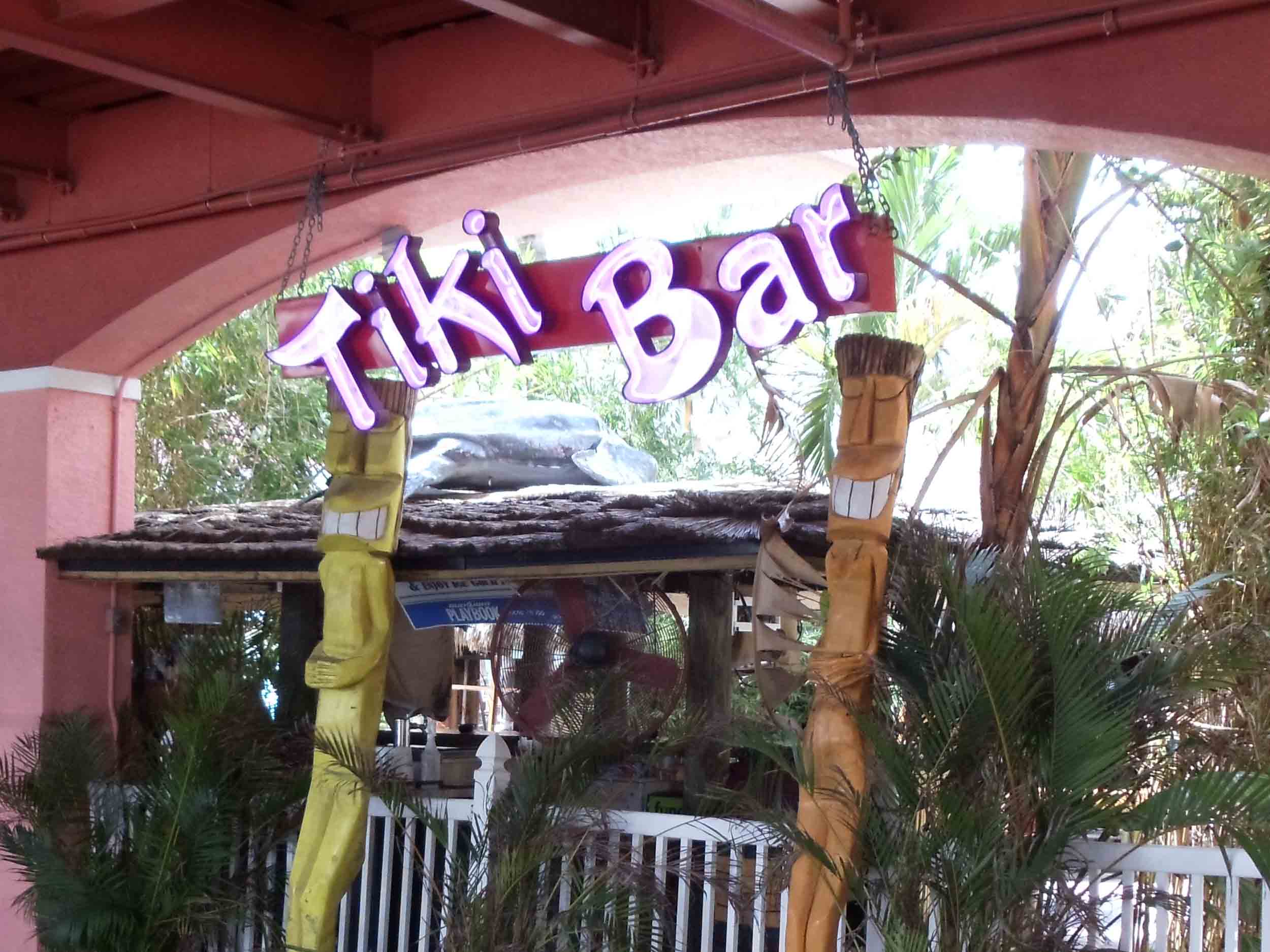 Lighthouse Resort Tiki Bar and Grill Entrance
