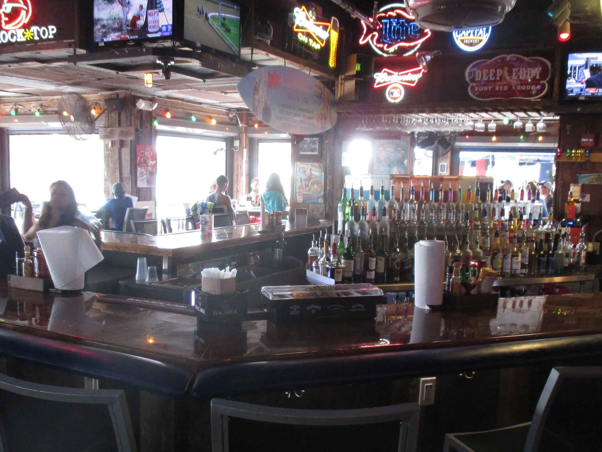 Lulu's Bait Shack Bar Area