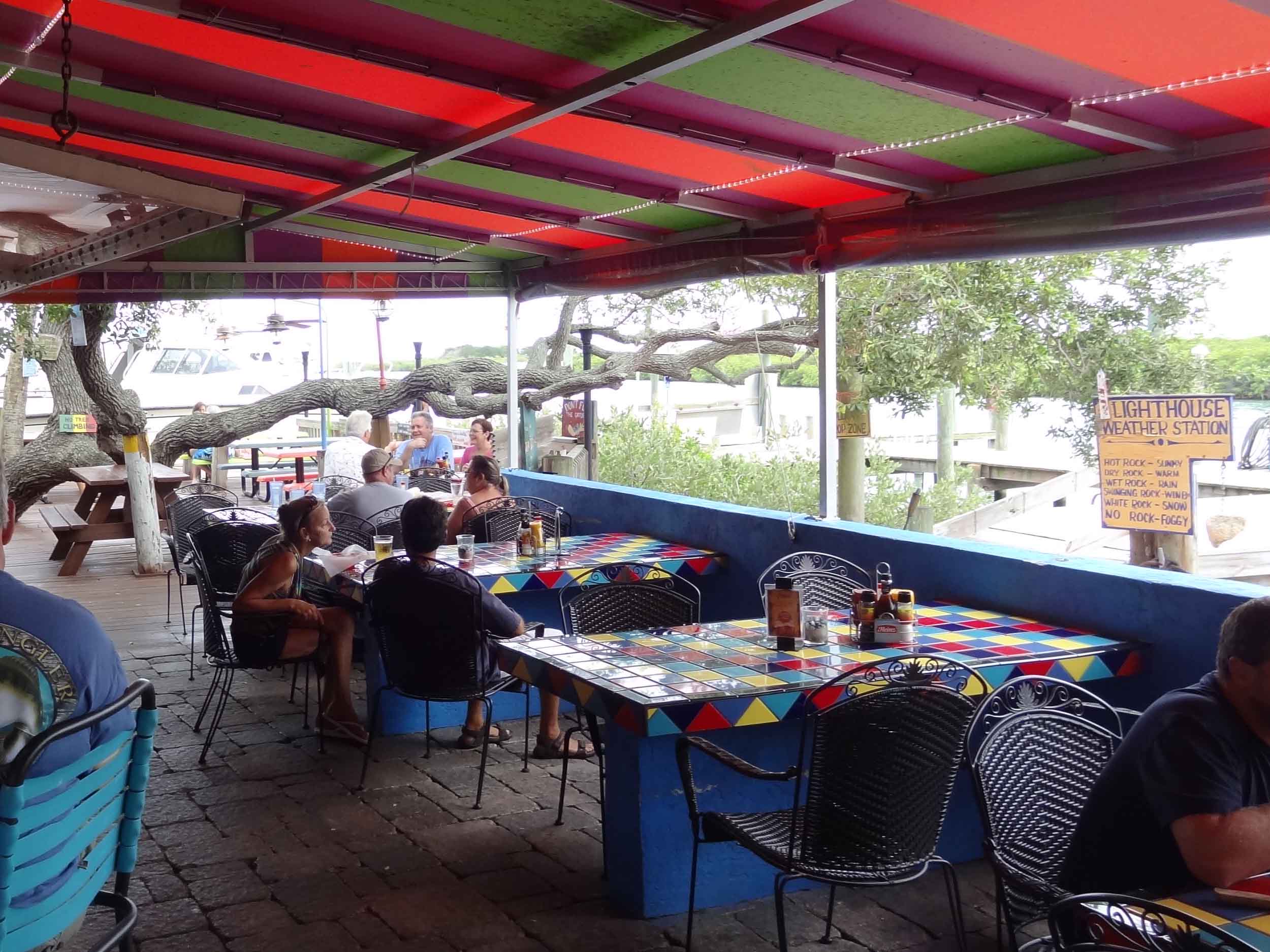 Hidden Treasure Rum Bar and Grill Seating Area