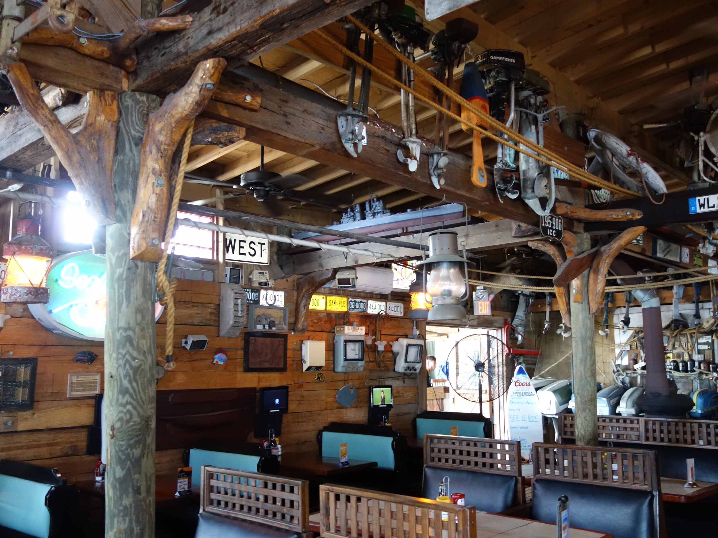 Hidden Treasure Rum Bar and Grill Seating Area