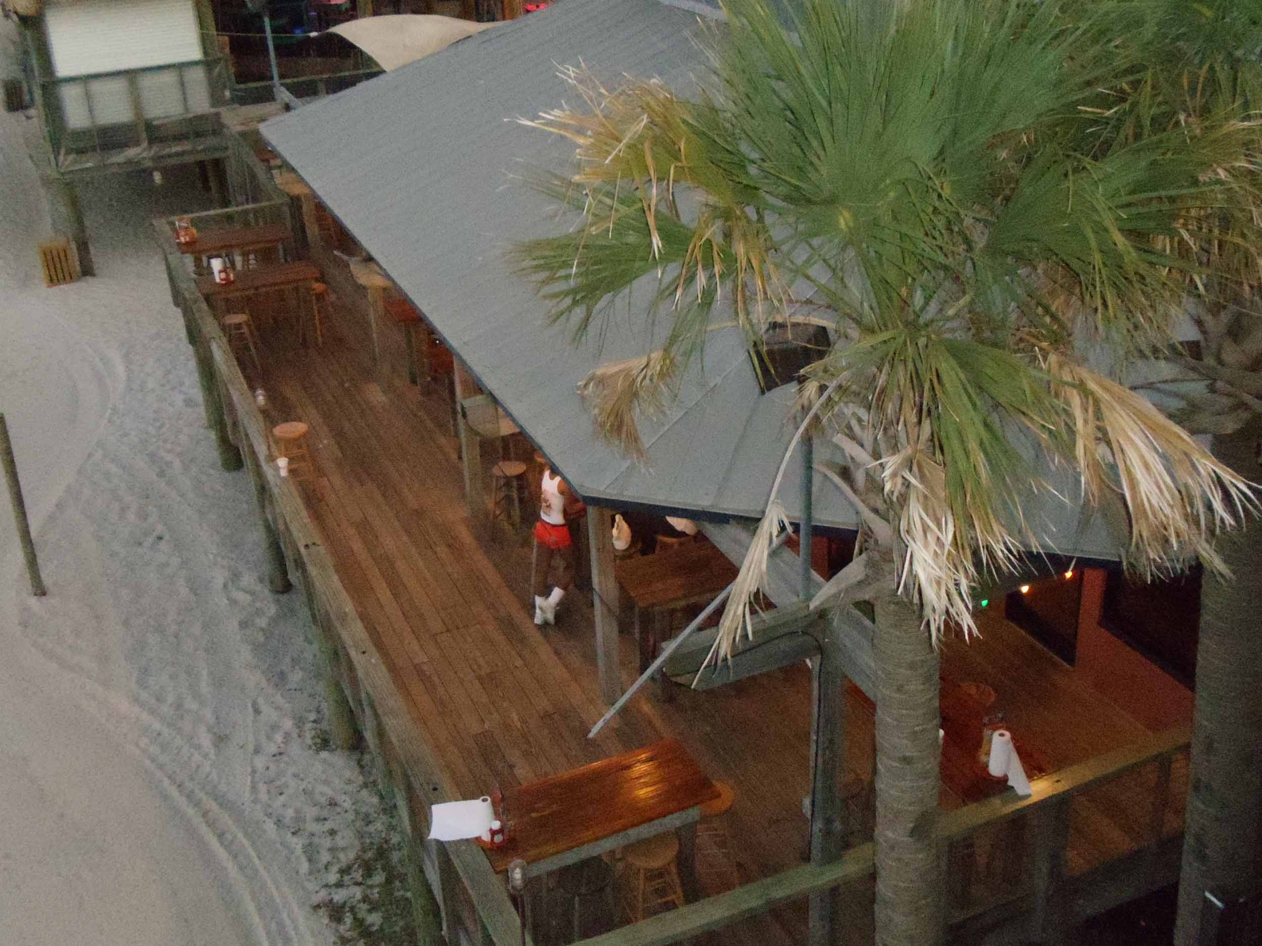 Hooters of Pensacola Beach Patio at Sunset