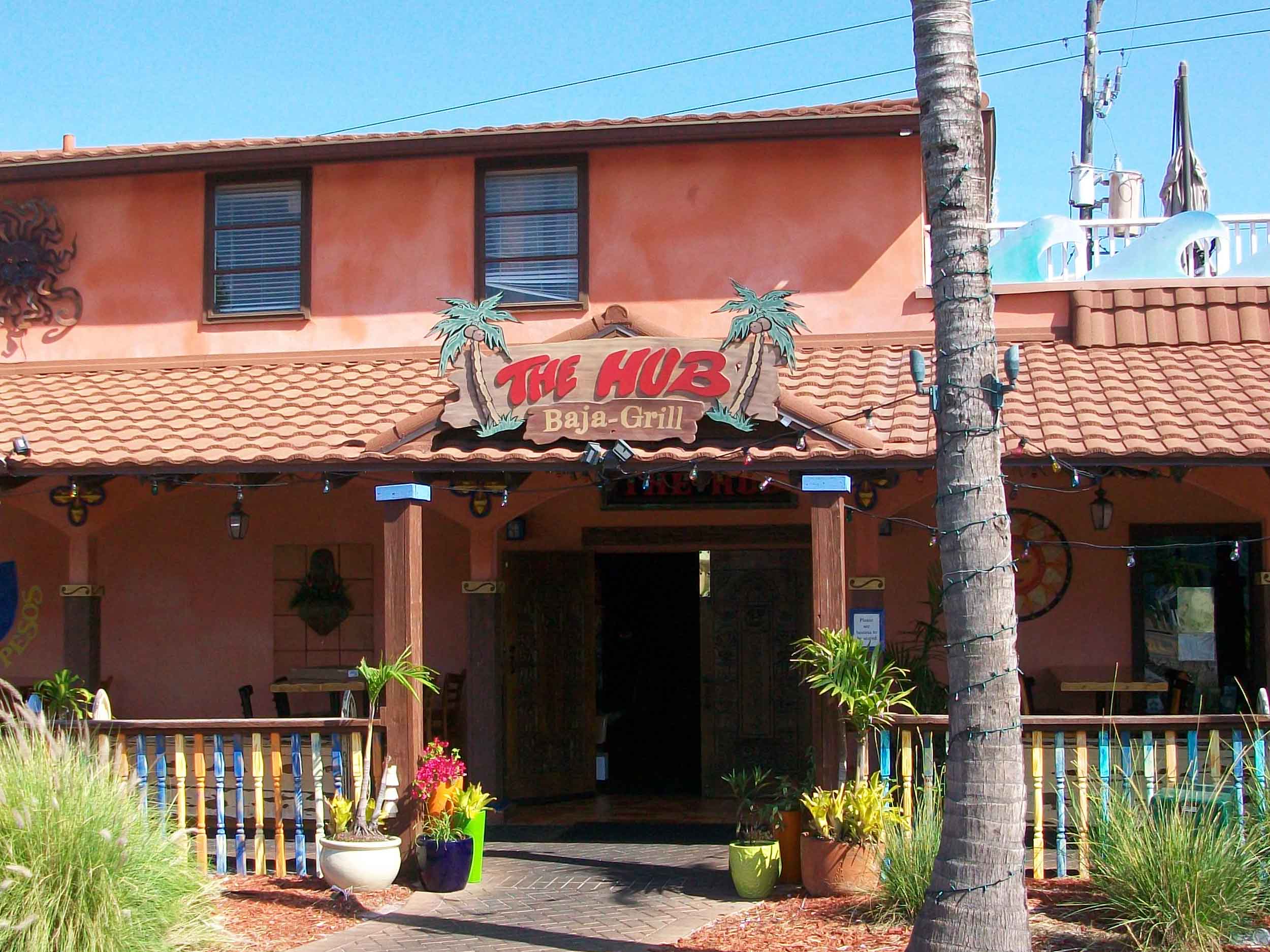 The Hub Baja Grill Entrance