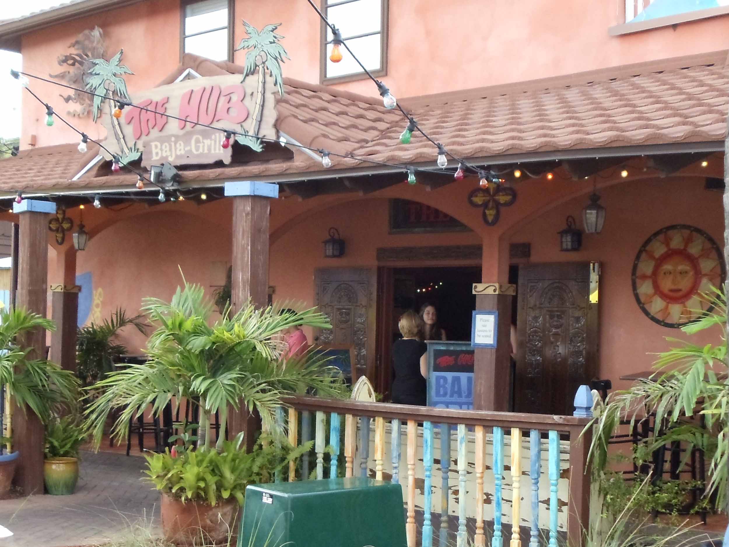 The Hub Baja Grill Entrance