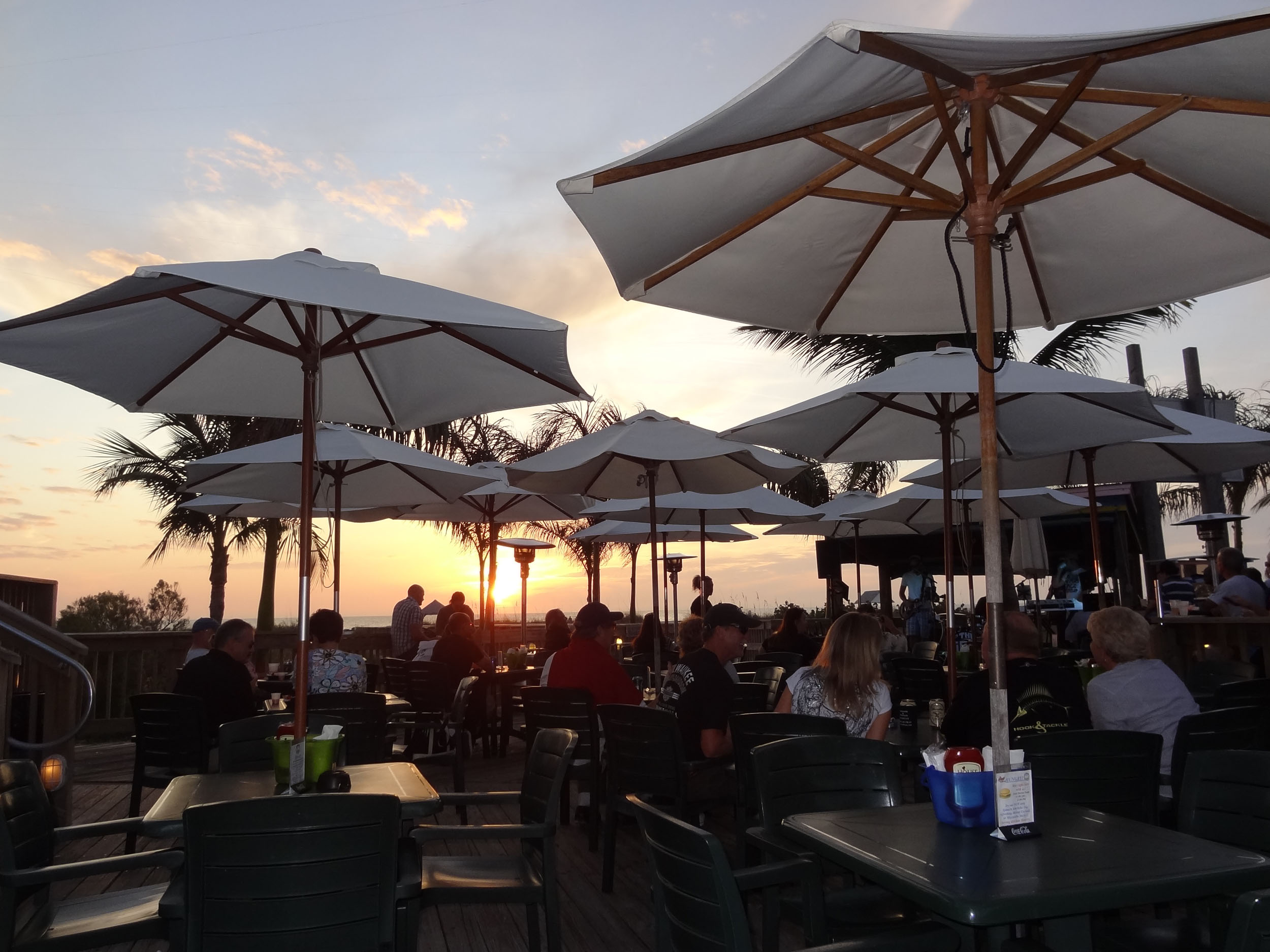 Jimmy B's Beach Bar at Sunset