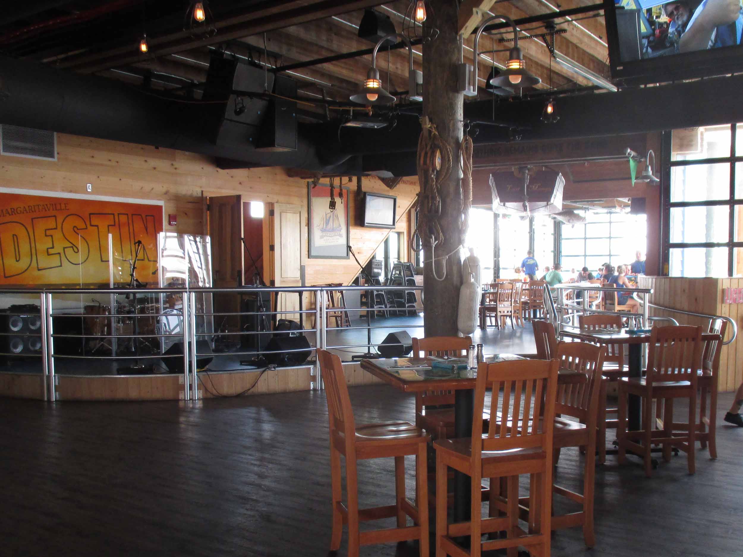 Jimmy Buffett's Margaritaville Interior Seating Area and Stage