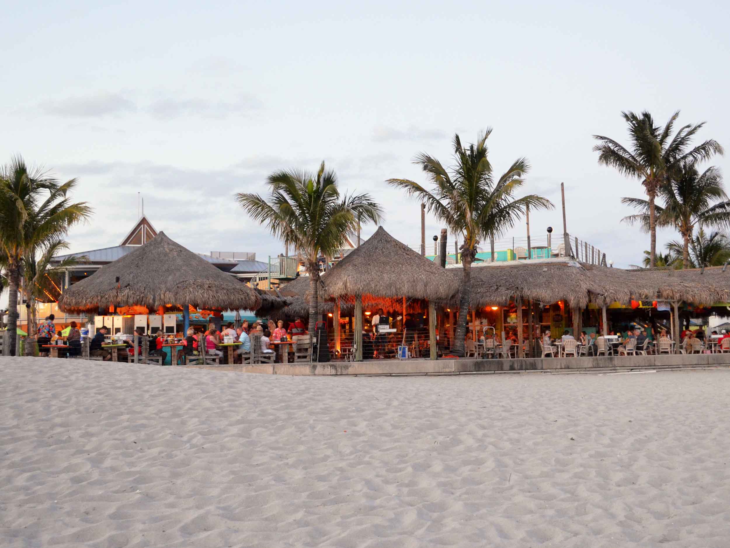 Sharky's on the Pier View from Sand