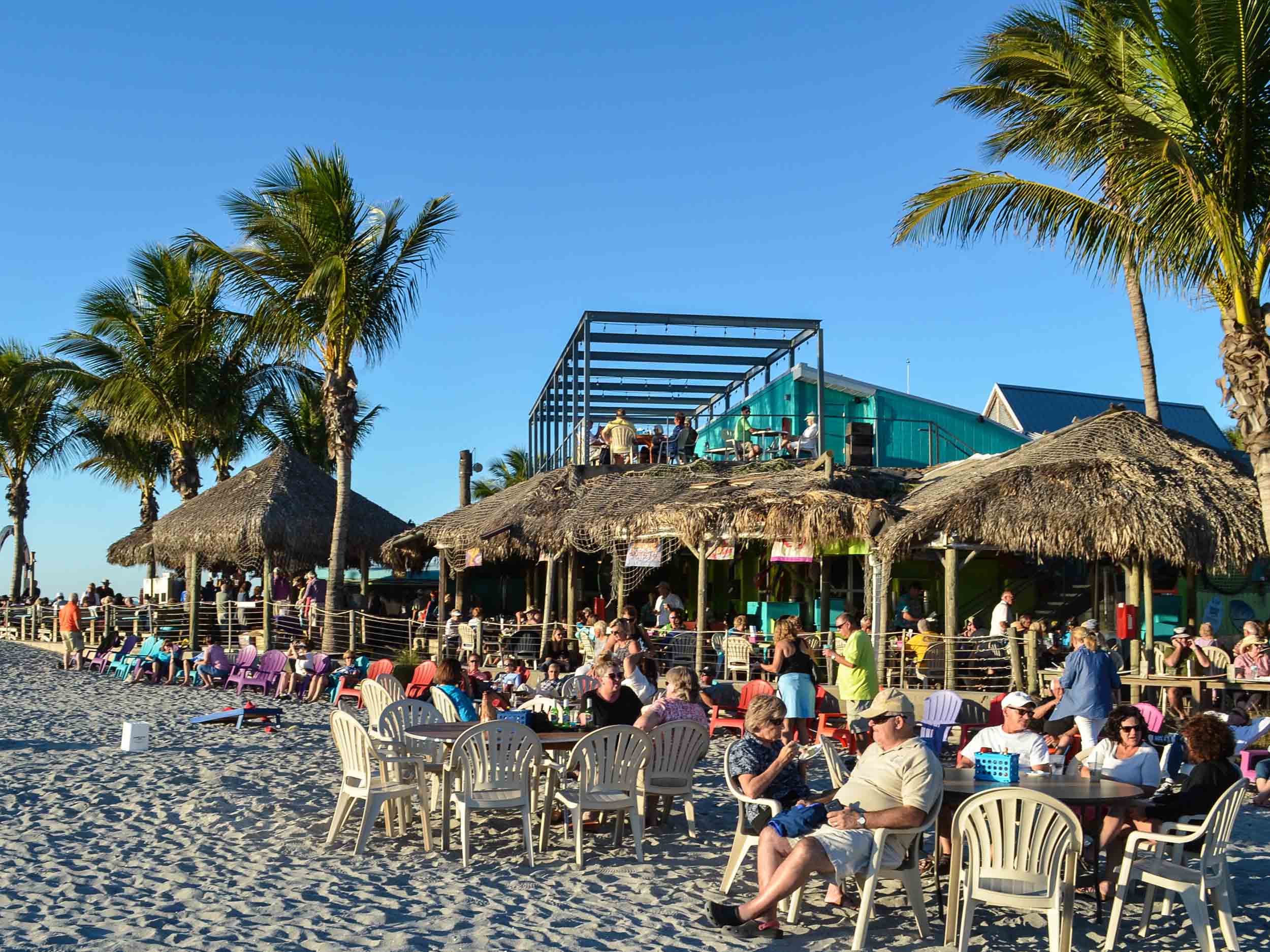 Sharky's on the Pier Tables in Sand