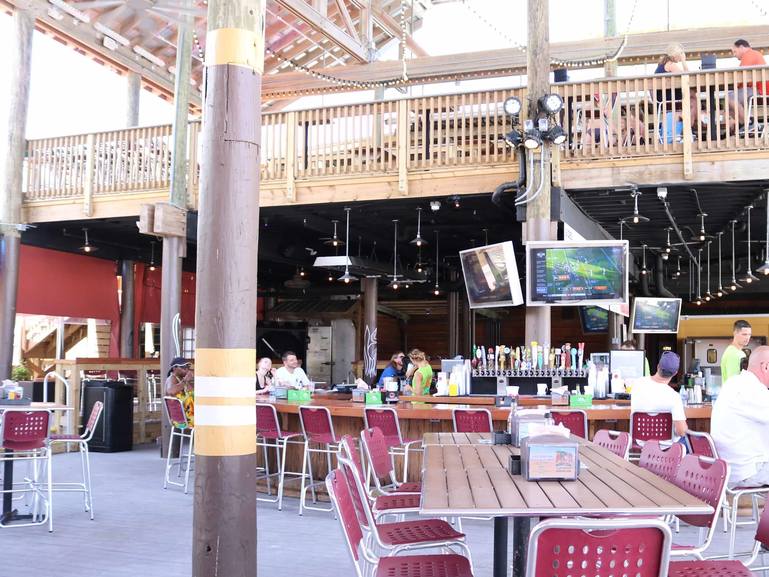 Al's Beach Club and Burger Bar Seating Area